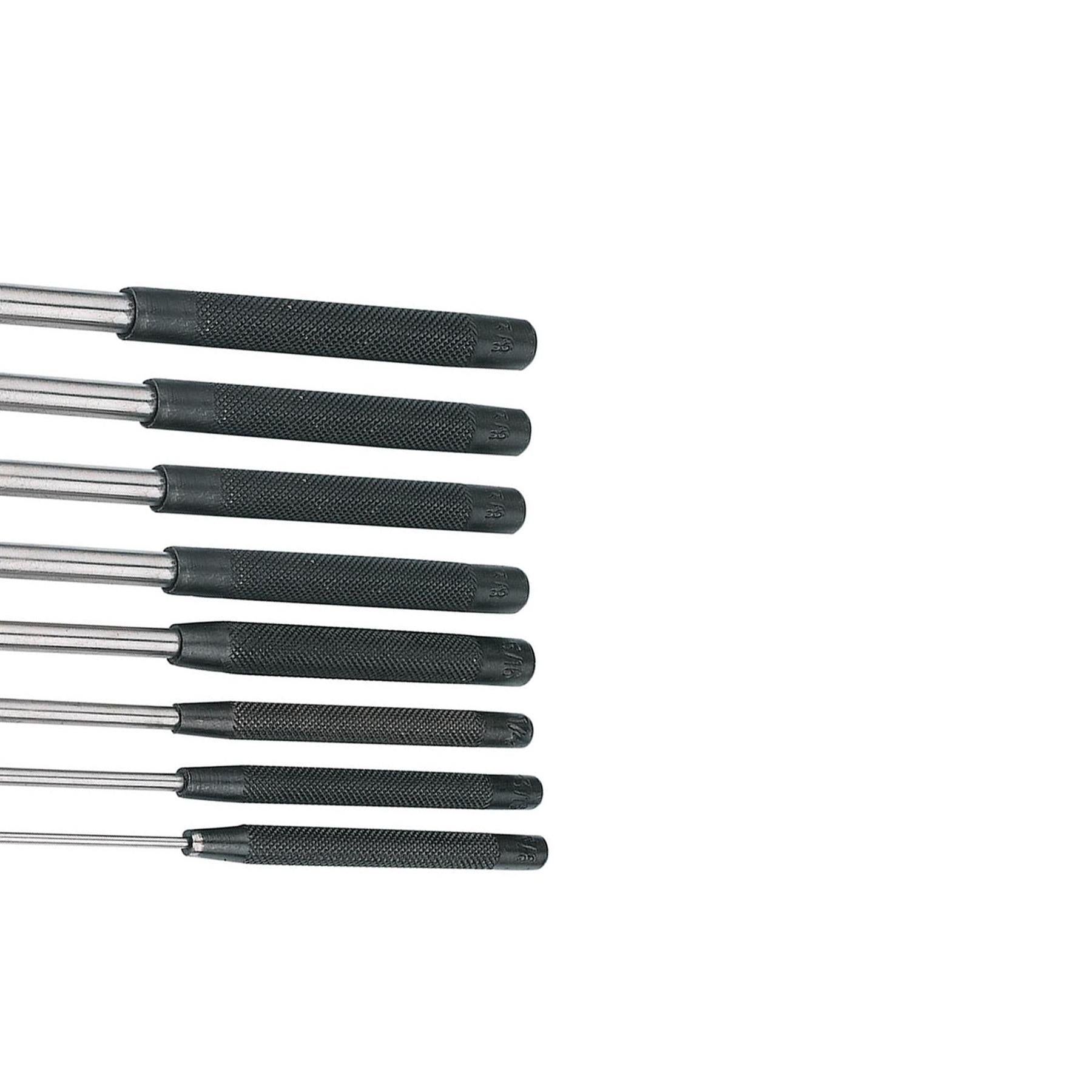 Parallel Pin Punch Drift Set 200mm 8 Piece 2.4mm - 9.5mm Mechanics Tools