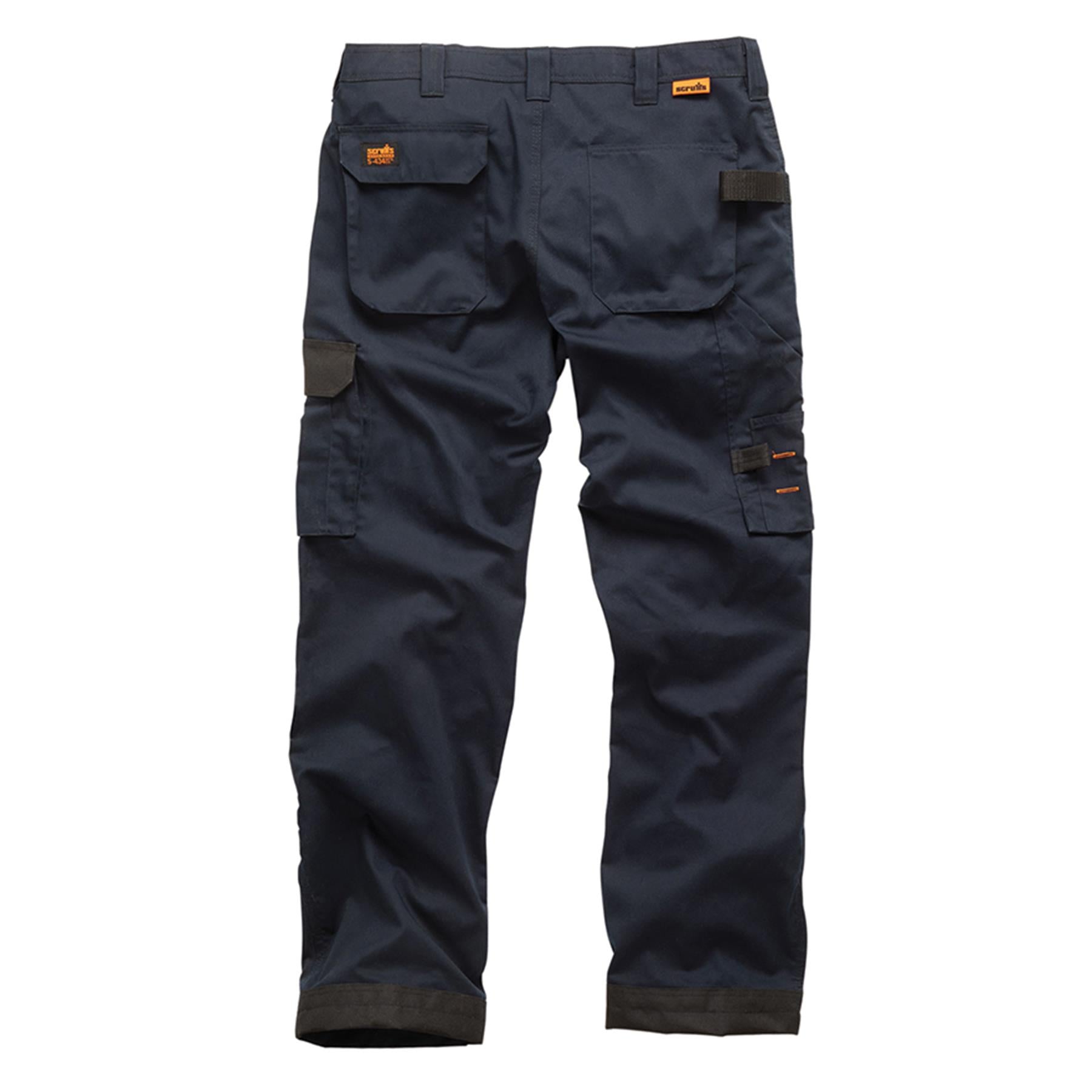 Scruffs Worker Trousers | Trade Hard Wearing Work Trousers NAVY (38S)