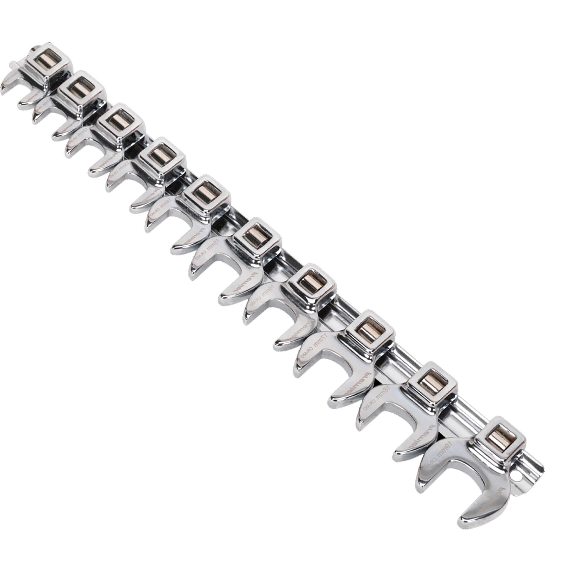 Sealey Crow's Foot Open-End Spanner Set 10pc 3/8"Sq Drive Metric