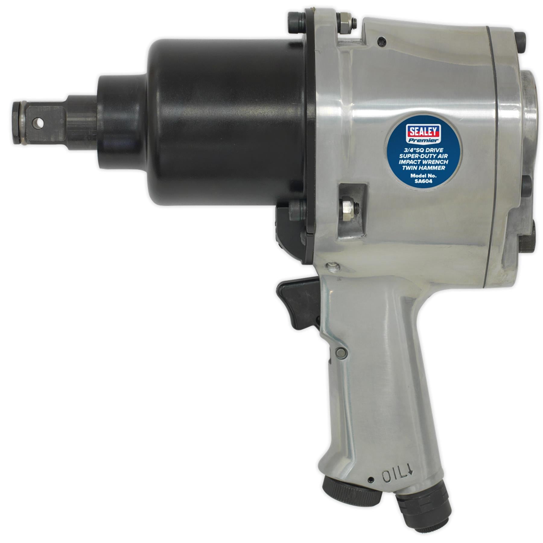 Sealey Air Impact Wrench 3/4"Sq Drive Super-Duty Heavy Twin Hammer