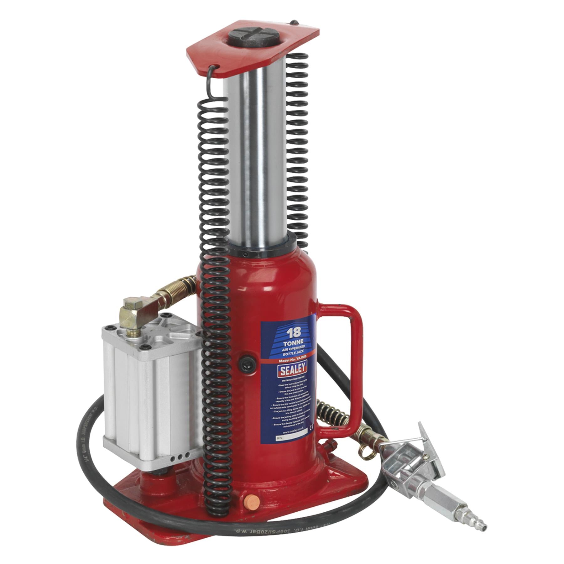 Sealey Air Operated Bottle Jack 18tonne Powerful & Reliable