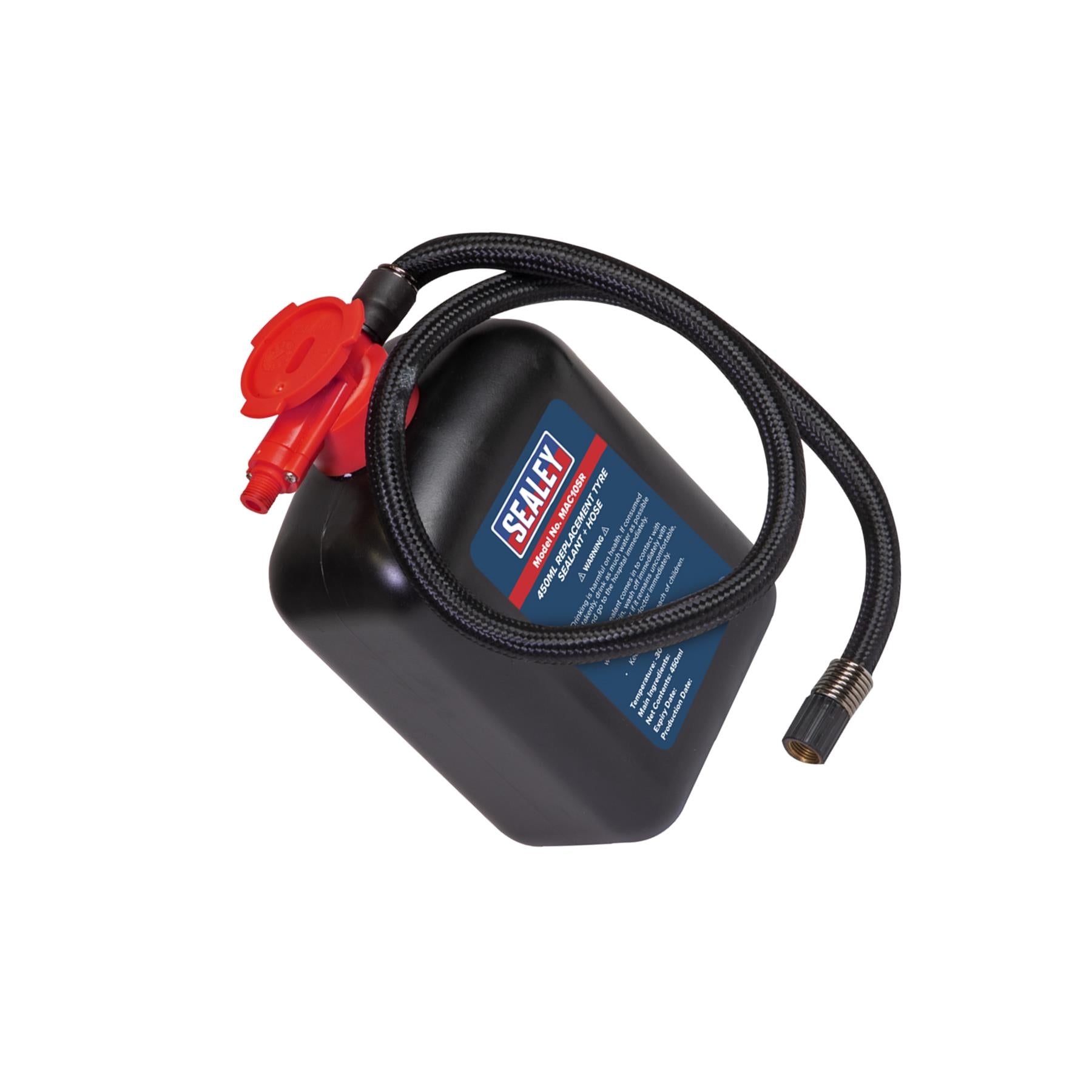 Sealey Replacement Tyre Sealant 450ml & Hose