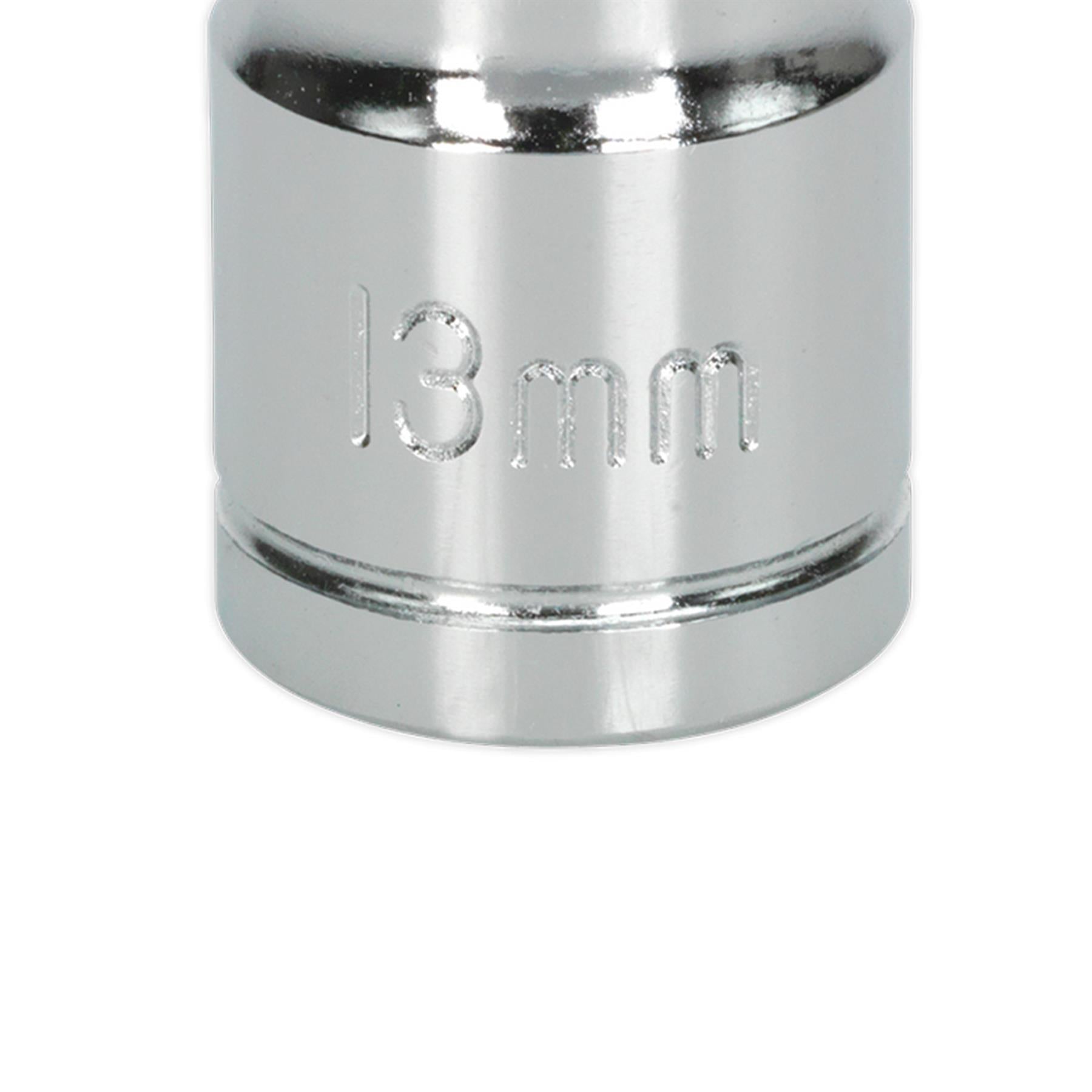 Sealey WallDrive Socket 13mm 1/2"Sq Drive