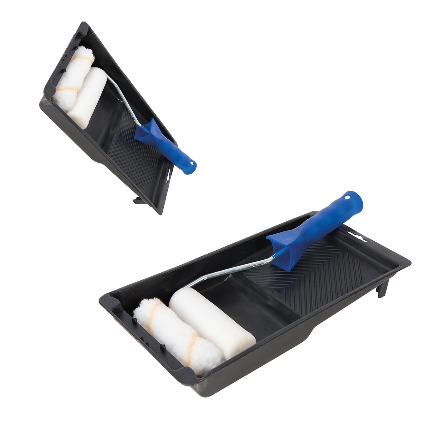 Mini Roller & Tray 100mm Gloss,Varnish Emulsions Detailed Work Decorating DIY