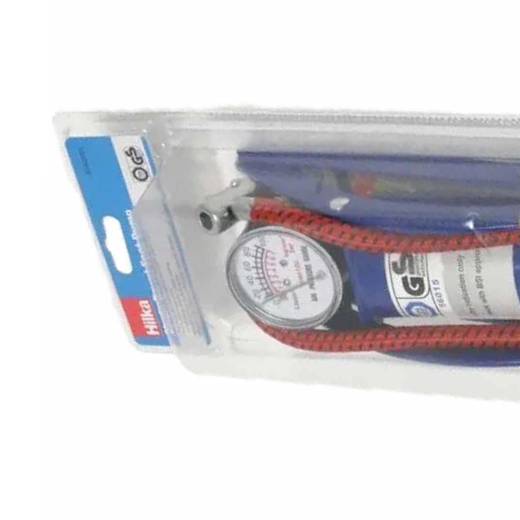 SINGLE BARREL CYLINDER AIR INFLATOR FOOT PUMP CAR VAN BICYCLE BIKE TYRE