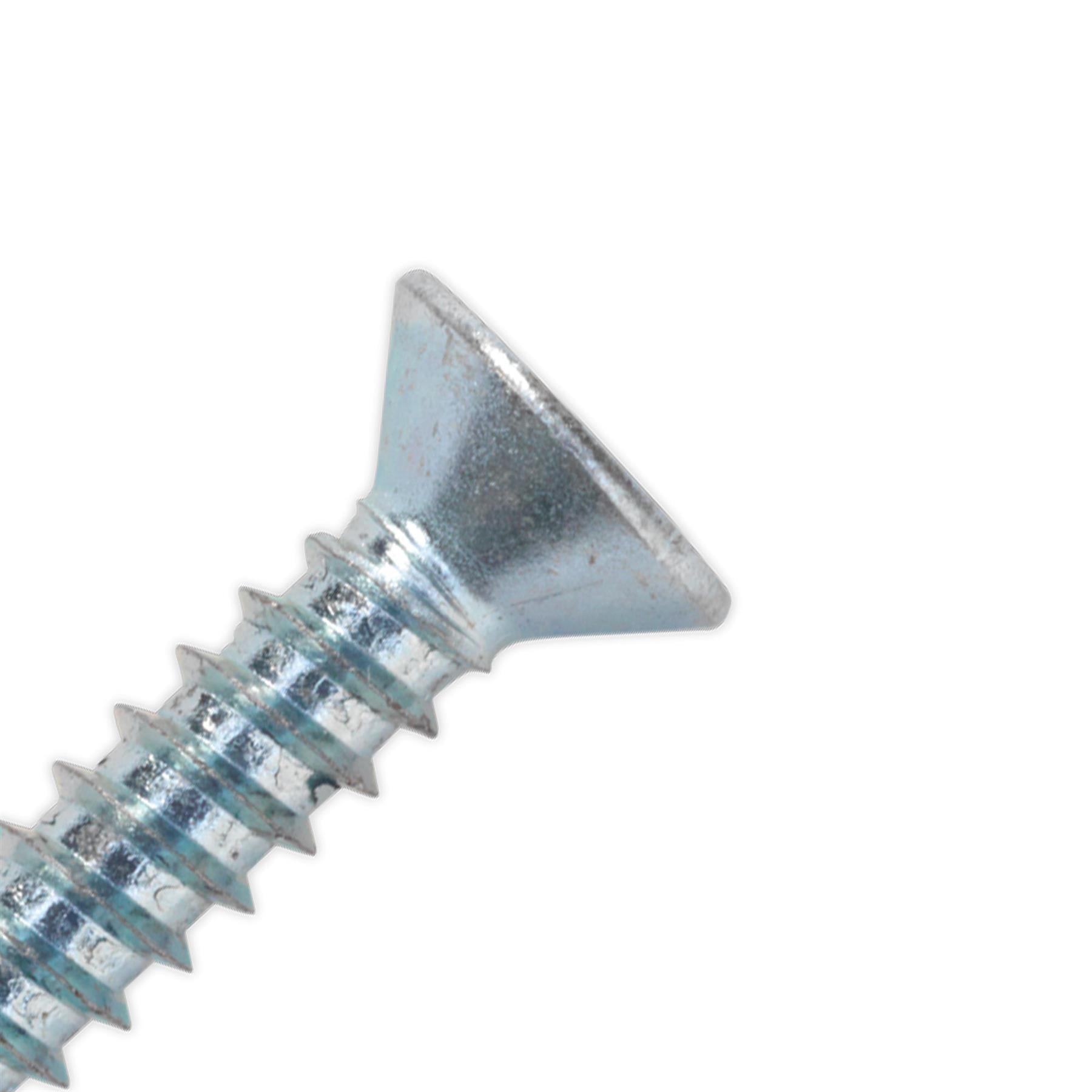 Sealey Self Tapping Screw 4.2 x 25mm Countersunk Pozi Pack of 100