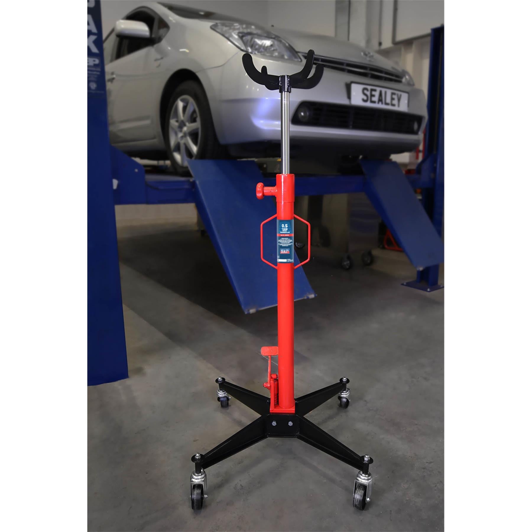 Sealey Transmission Jack 0.5tonne Vertical Garage Workshop DIY