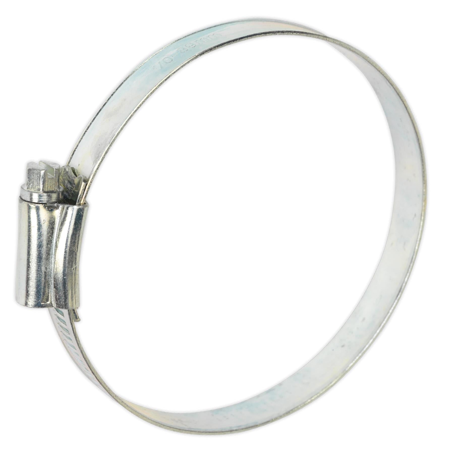 Sealey Hose Clip Zinc Plated 70-89mm Pack of 10