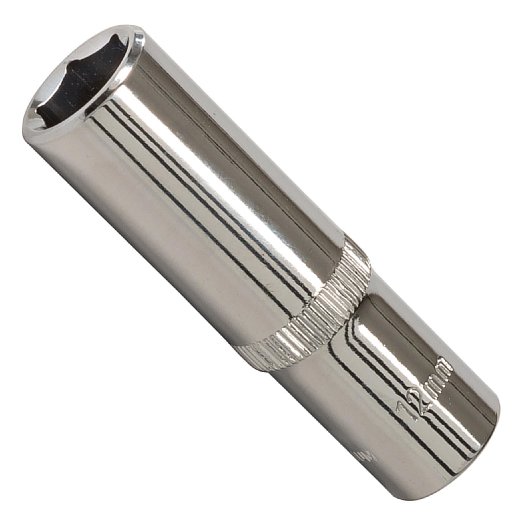 Deep Socket 3/8" Drive 6pt Metric 6 Point Hex Corrotion Resistant Socket 12mm
