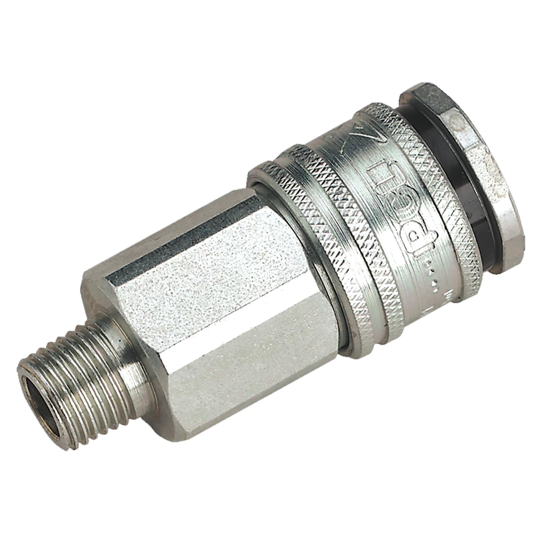 Sealey Coupling Body Male 1/4"BSPT Hardened steel