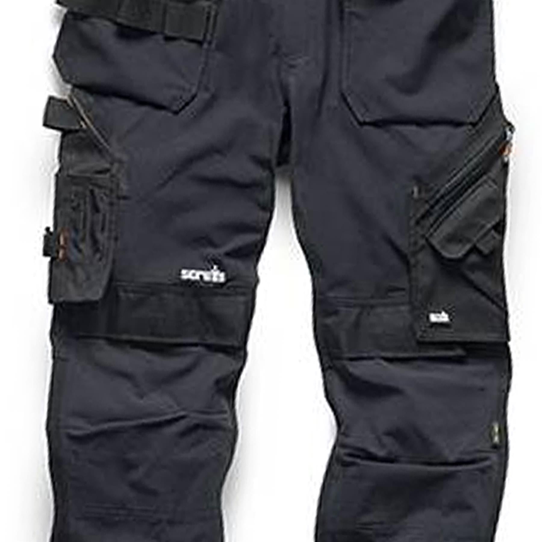 Scruffs Pro Flex Plus Holster Trouser 34L Black