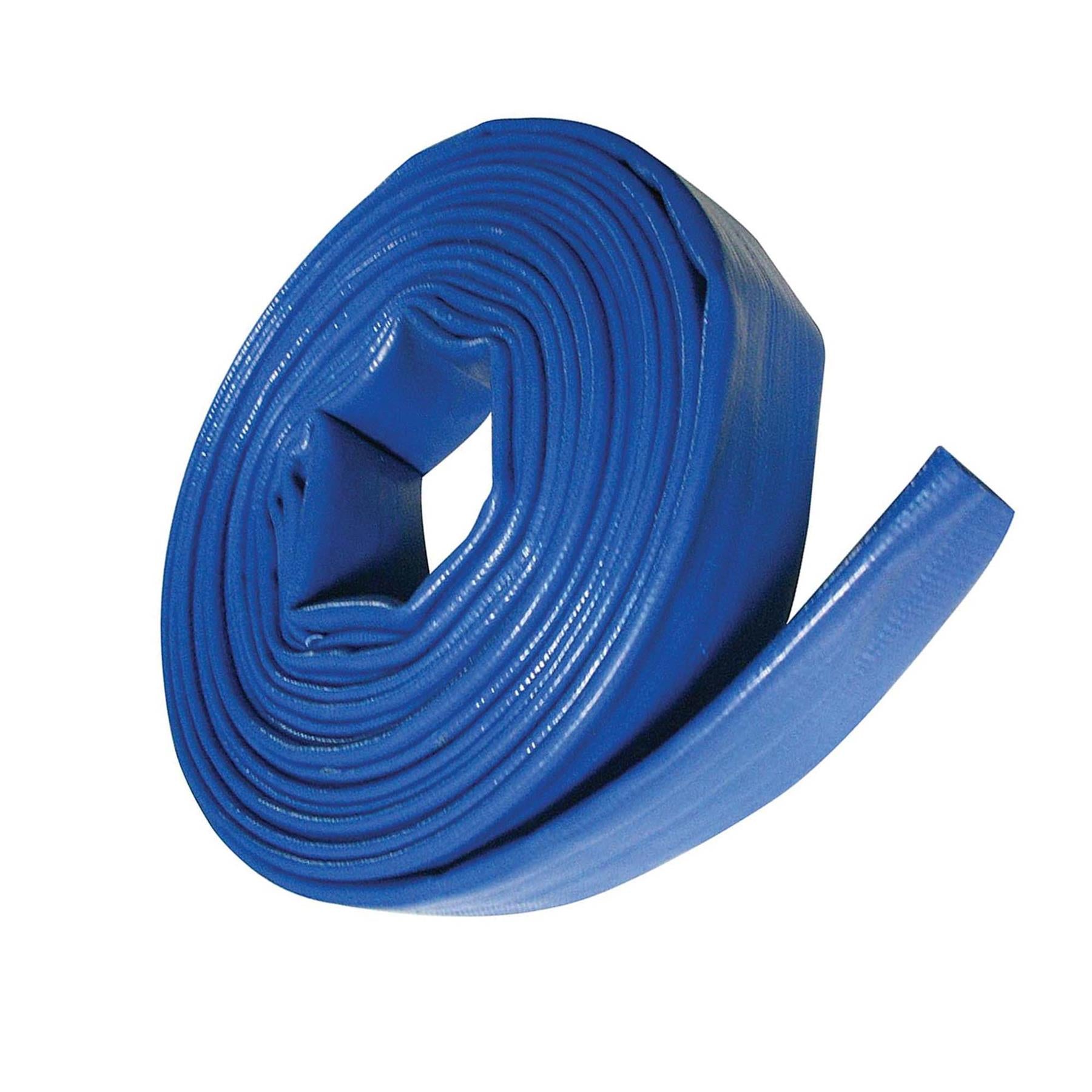 Lay Flat Hose 10M X 25mm Pvc Water Delivery Hose Discharge Pump Irrigation