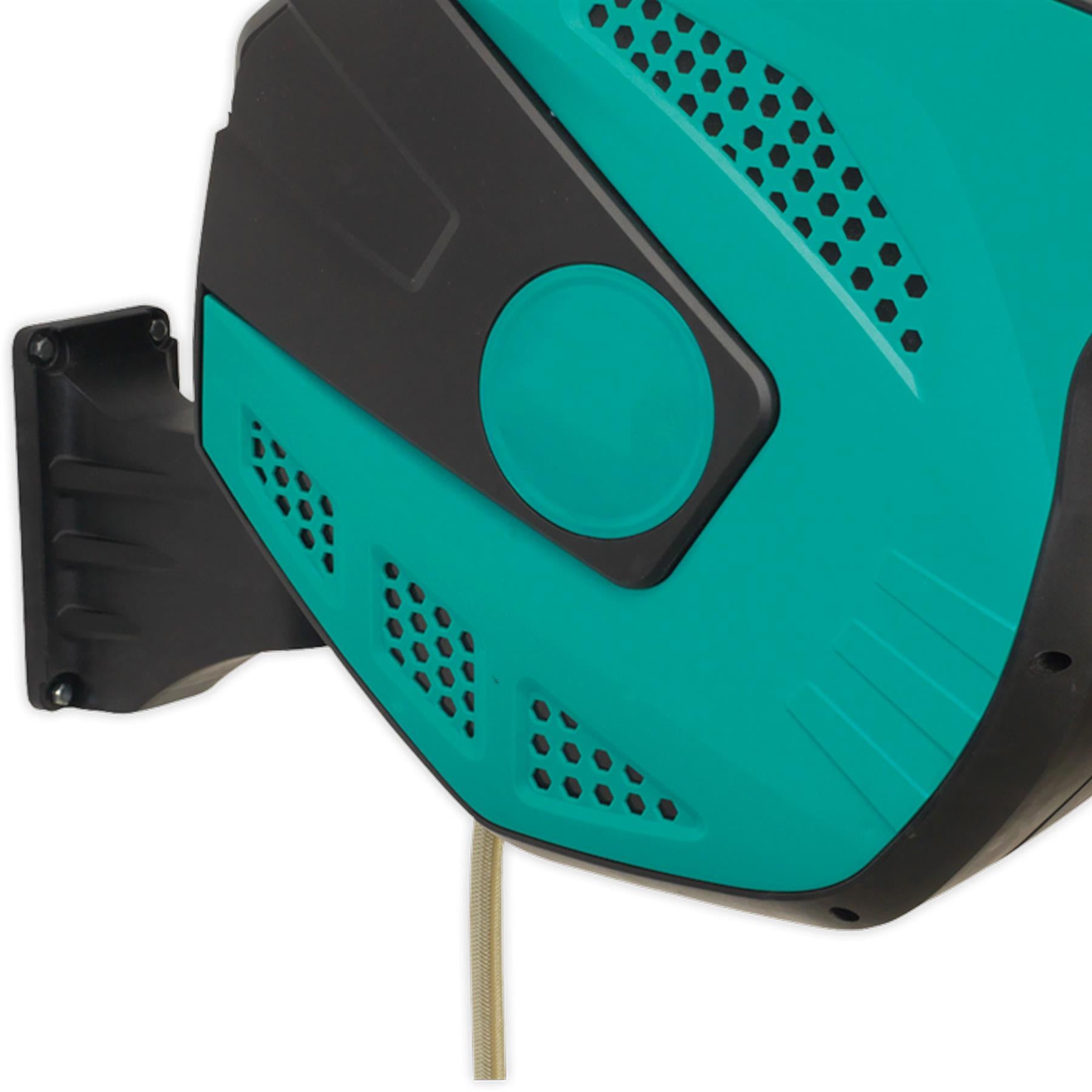 Sealey Auto-Rewind Control Garden Hose Reel 30m