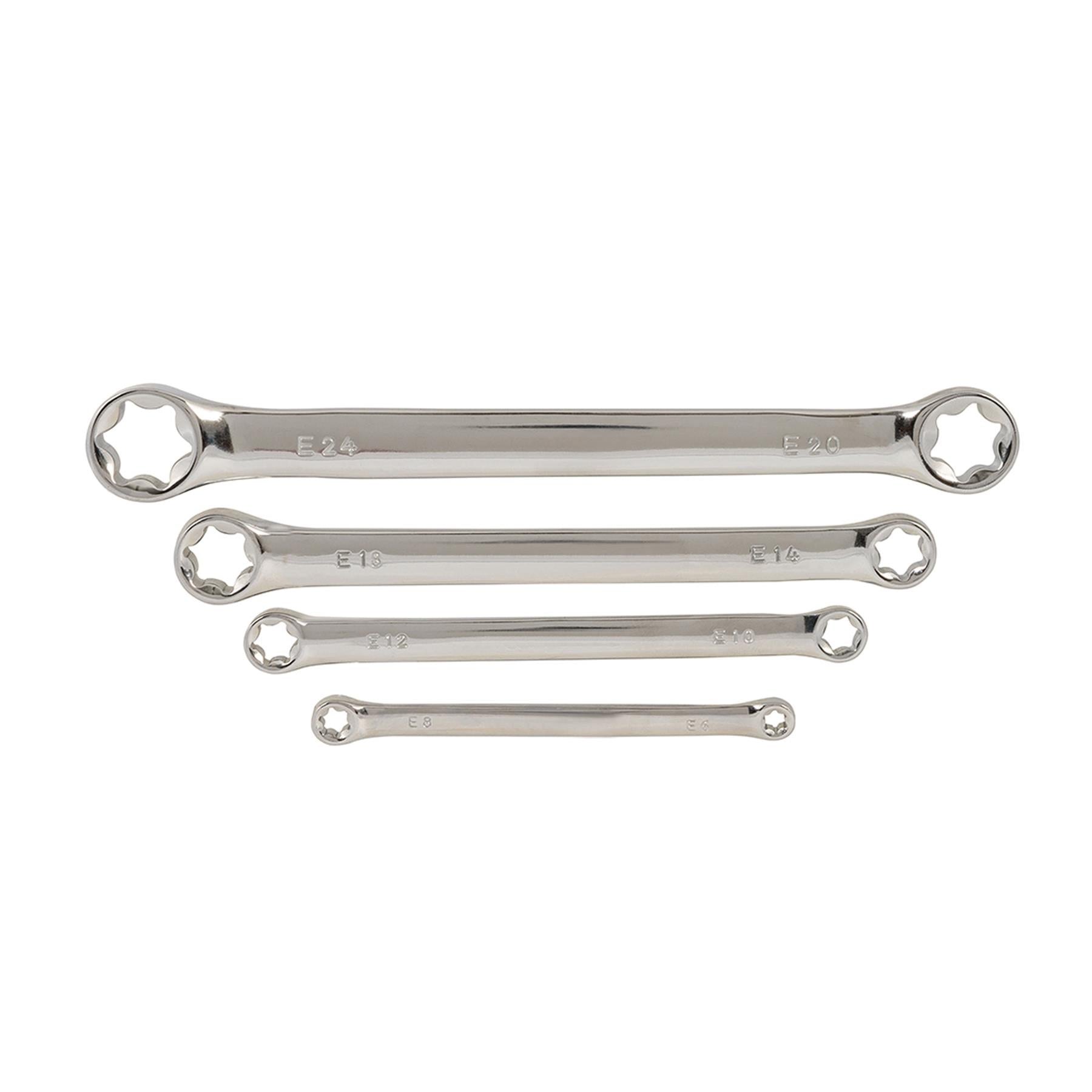 Torx Ring Spanner Set Trx Spanner Set 4Pc In A Nylon Tool Roll