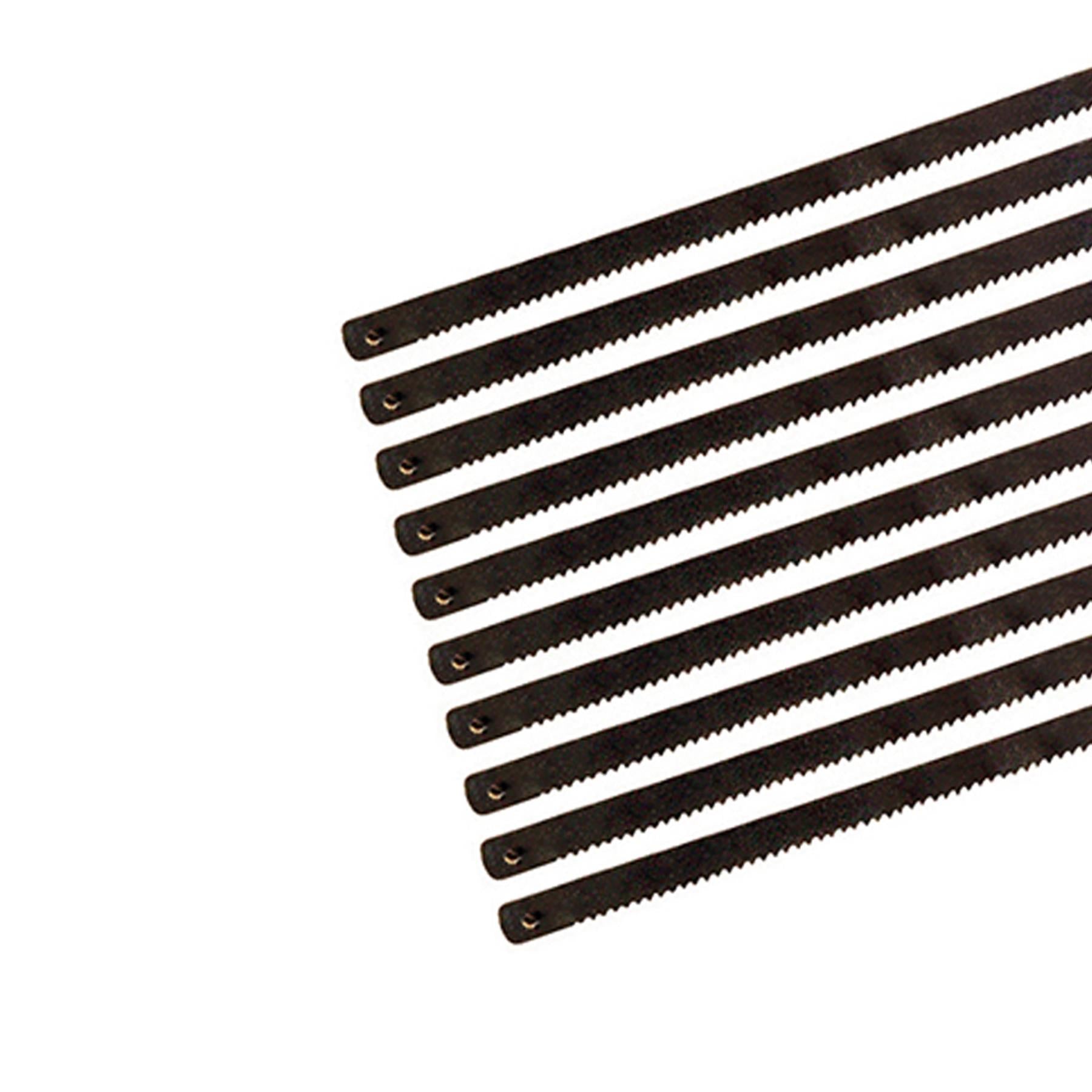 10Pk Coping Saw Blades 170mm 14Tpi Thin Precision Ground Teeth Pinned Ends