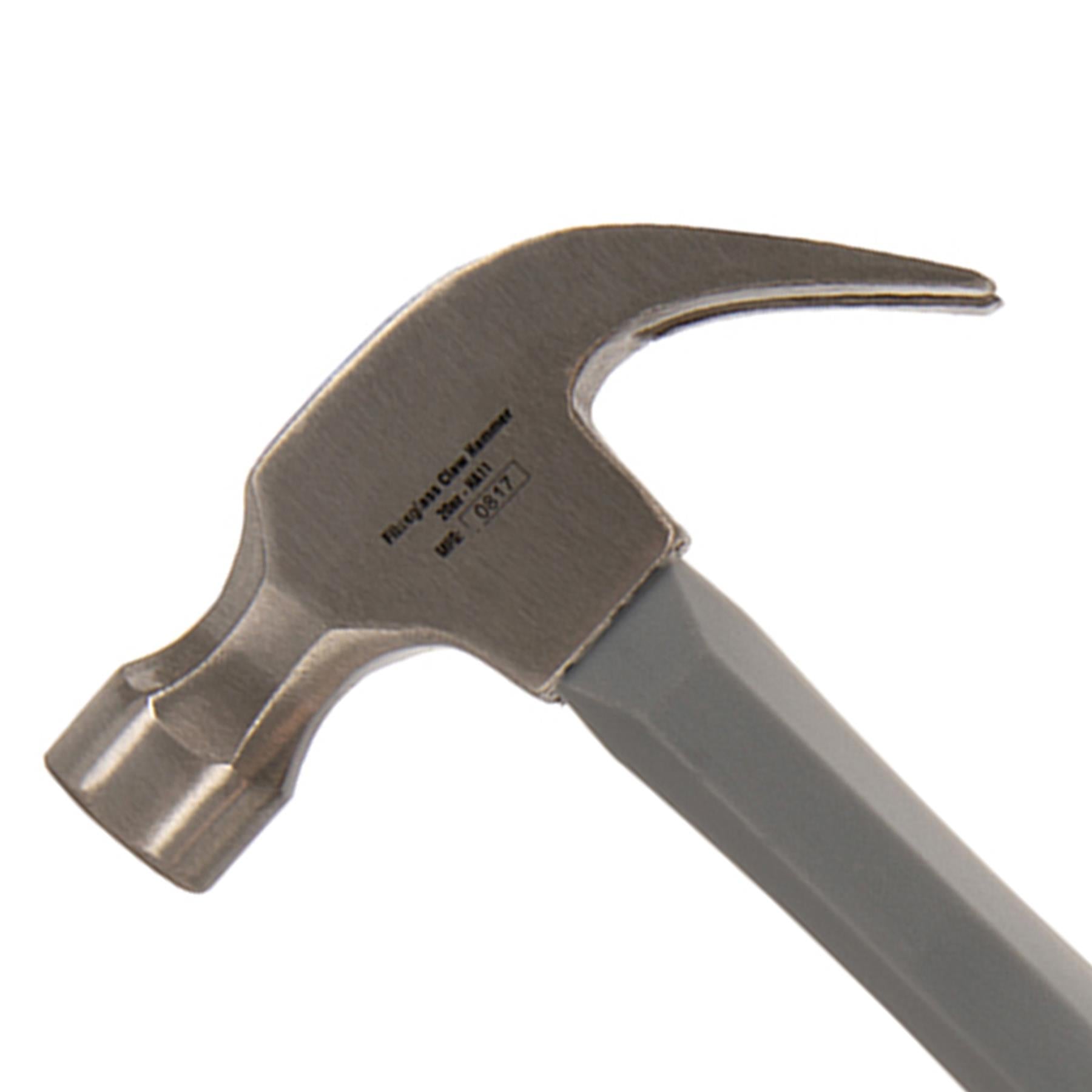 Fibreglass Claw Hammer 20Oz (567G) Curved Head Nail Pull Fiberglass High Grip