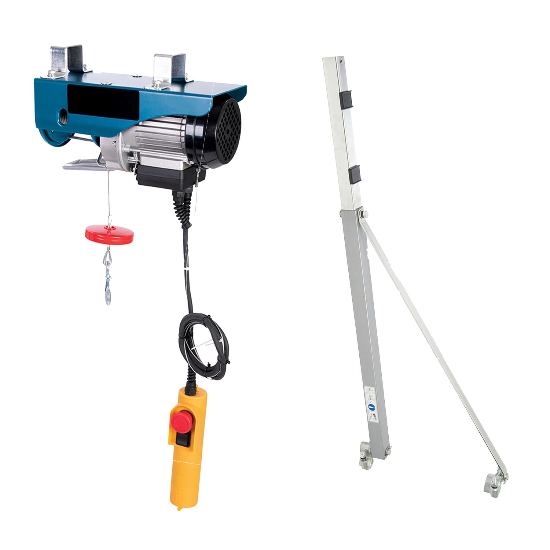 500kg Electric Hoist and Support Arm Winch Lifting Crane Block Lift Scaffold