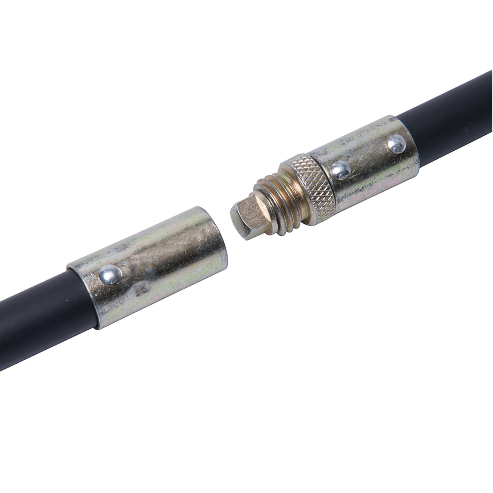 12Pce Drain Rod System - Drain Rod Set With Superior Interlocking Fittings