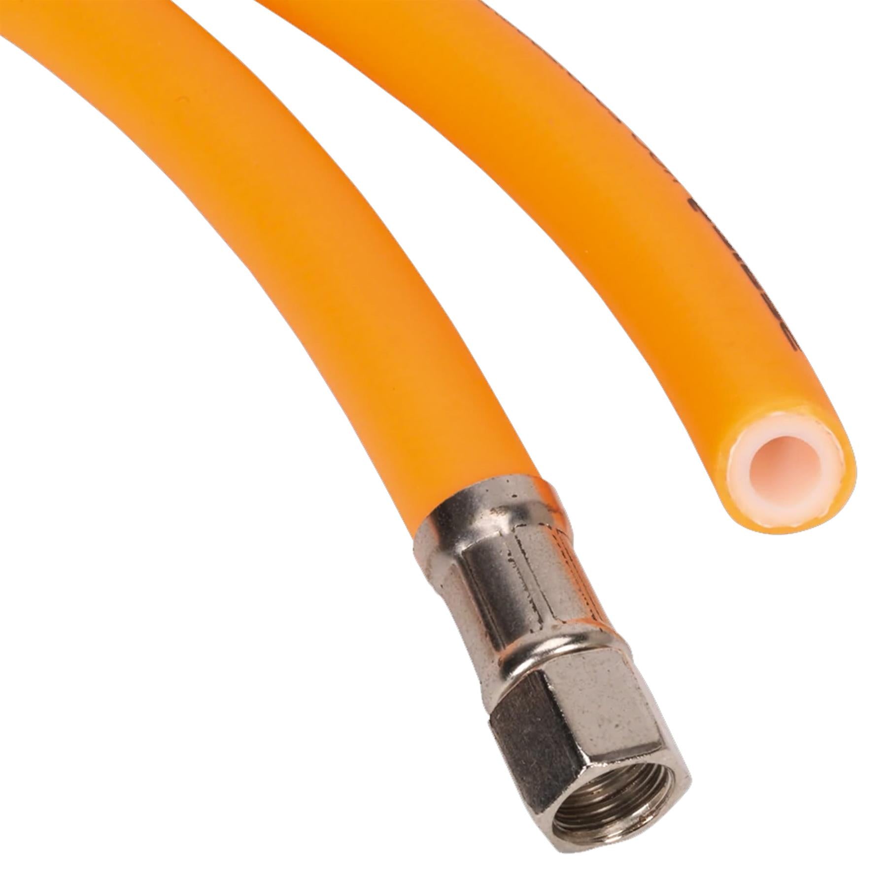 Sealey Air Hose 20m x 8mm Hybrid High-Visibility 1/4"BSP Unions