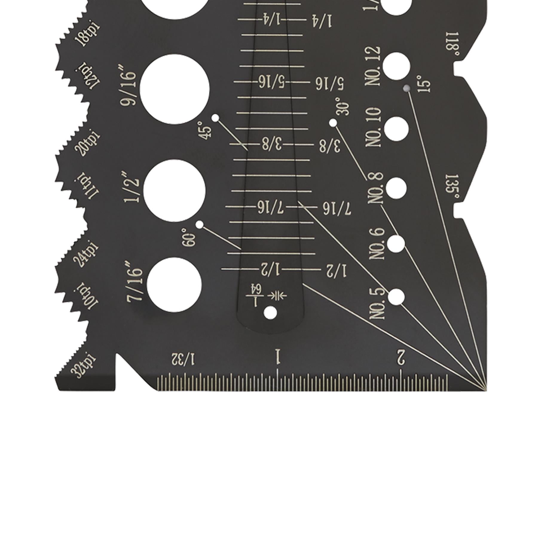 Sealey Multi-Gauge Imperial Stainless Steel Imperial Multifunction