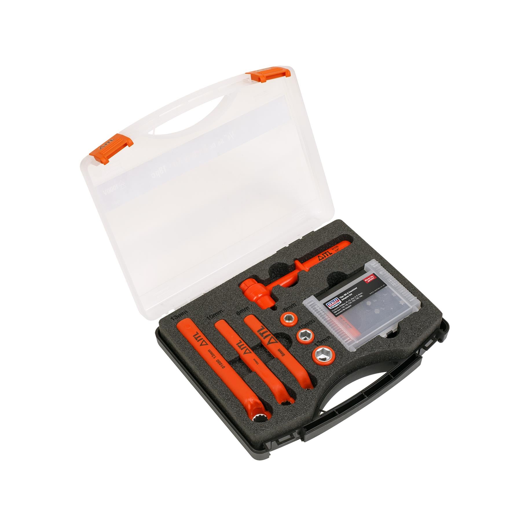 Sealey Hybrid & Electric Vehicle Battery Tool Kit 19pc Chrome Vanadium Steel Sockets