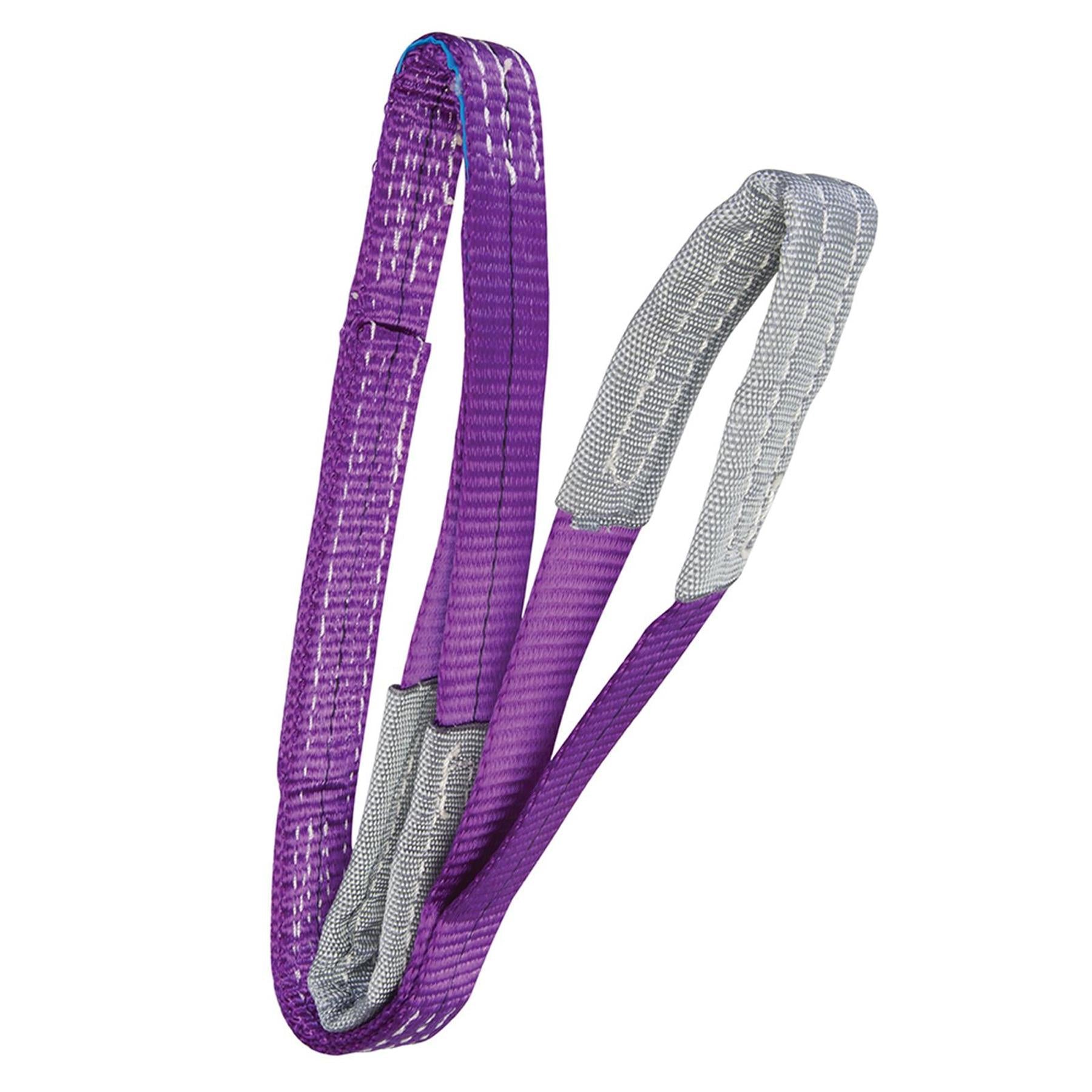 1 Tonne Webbing Lifting Sling Certified Duplex Cargo Strap Hoist Strop 1m