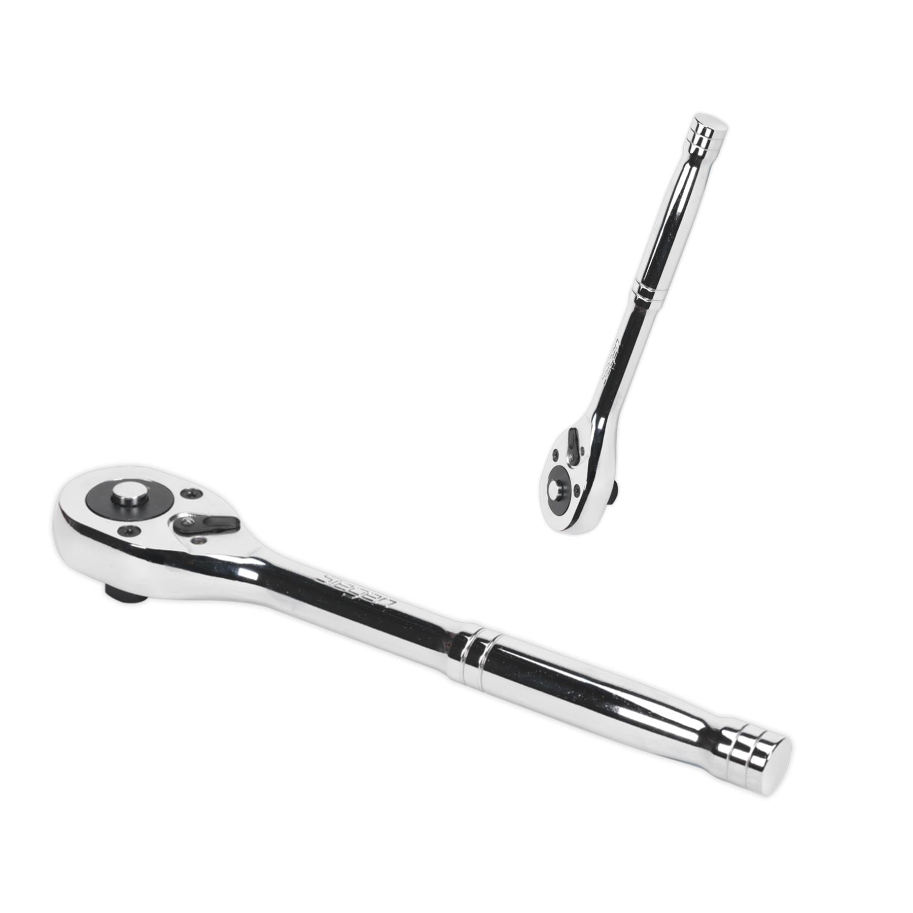 Sealey Ratchet Wrench 1/2"Sq Drive Pear-Head Flip Reverse