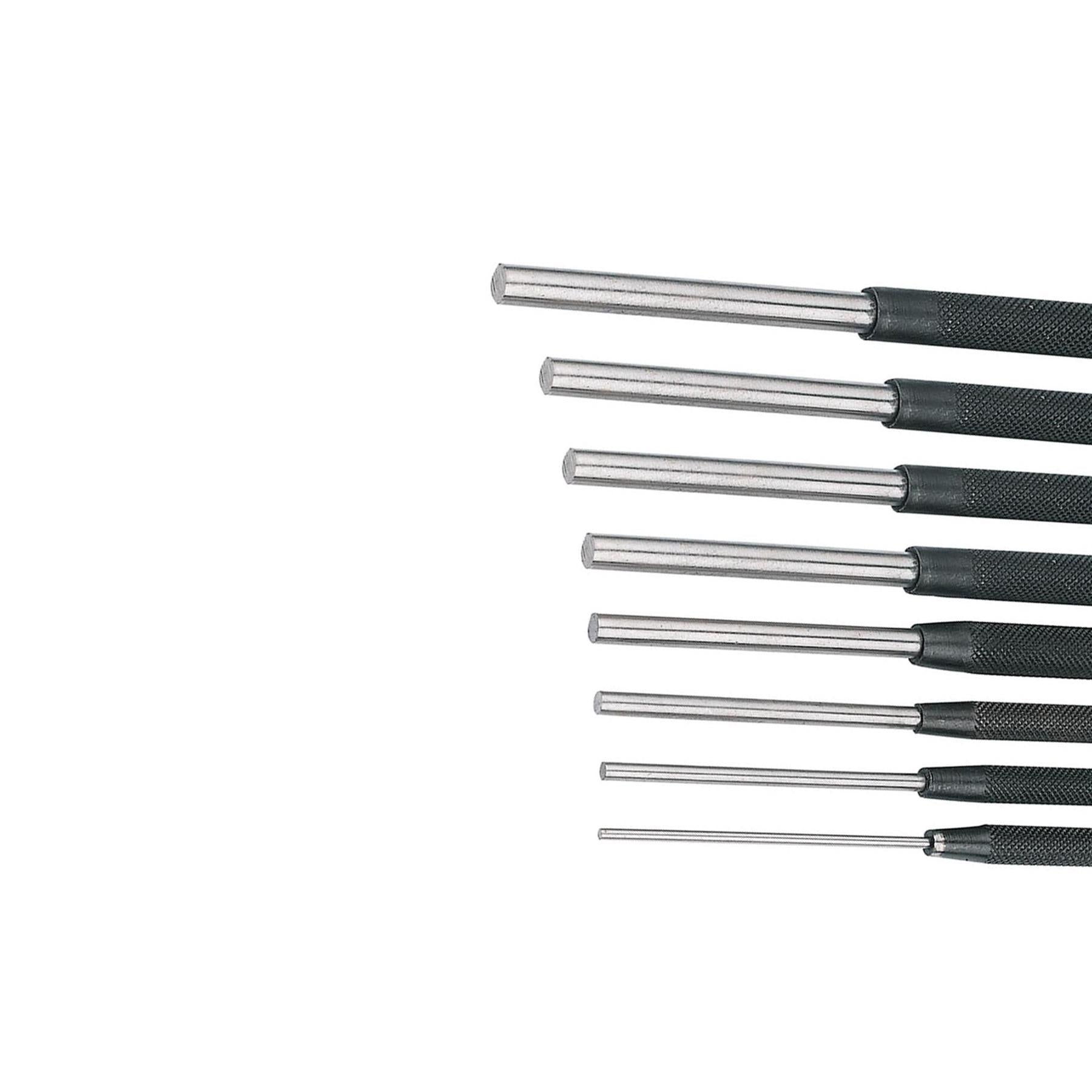 Parallel Pin Punch Drift Set 200mm 8 Piece 2.4mm - 9.5mm Mechanics Tools