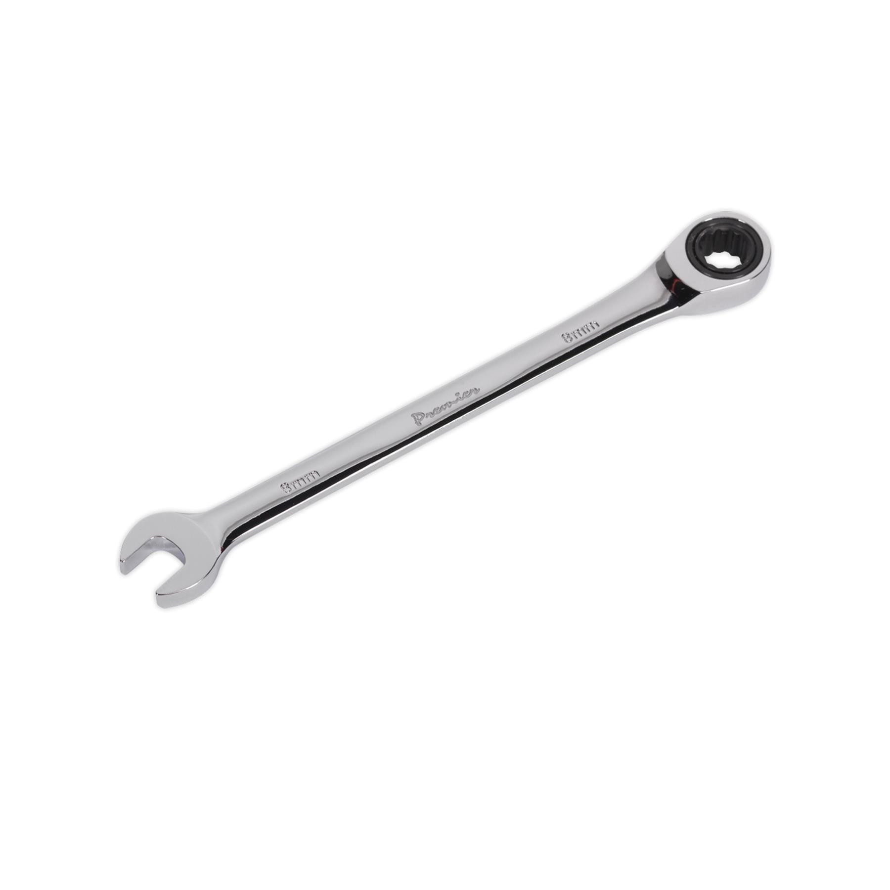 Sealey Ratchet Combination Spanner 8mm Chrome Vanadium Steel