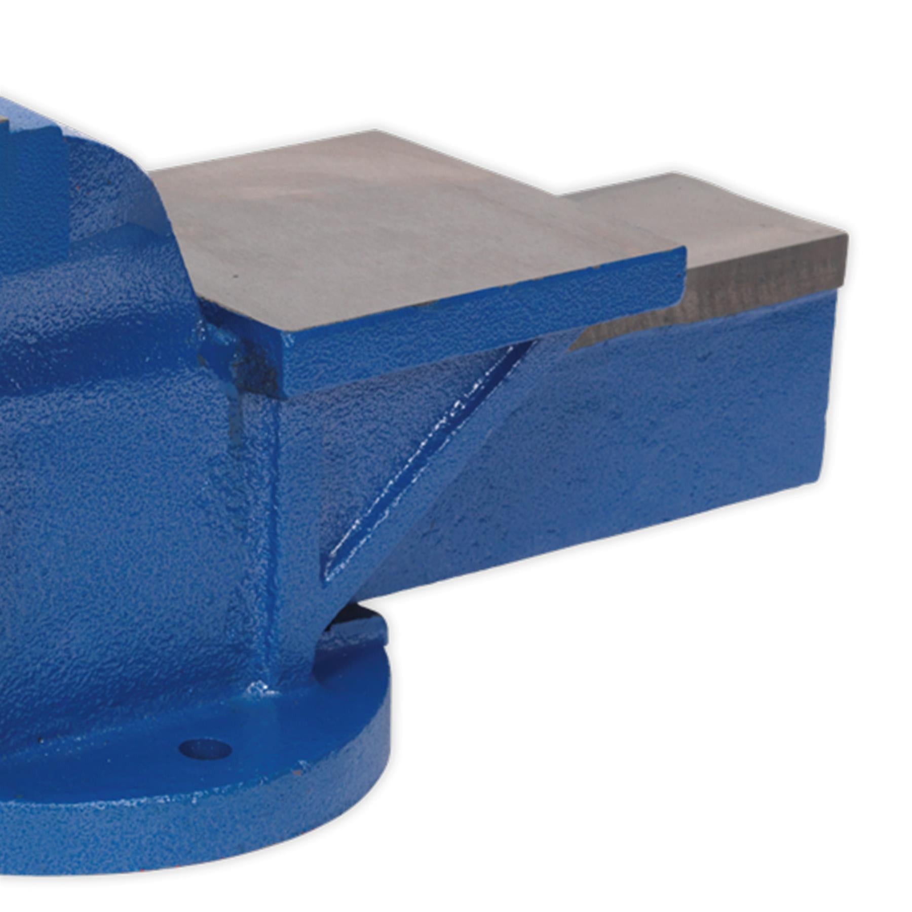 Sealey Vice 200mm Fixed Base Professional Heavy-Duty