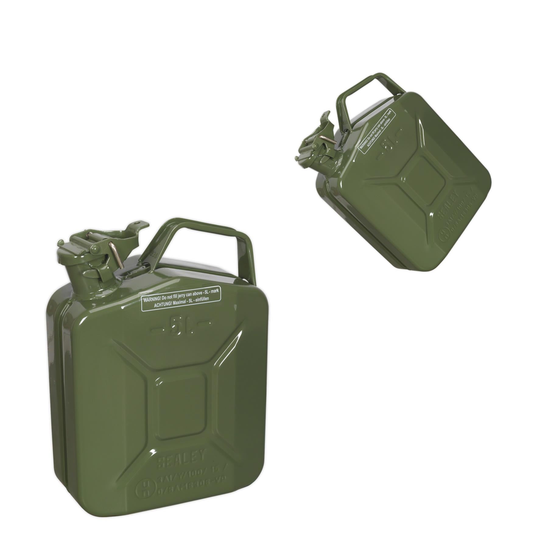 Sealey Jerry Can 5L - Green
