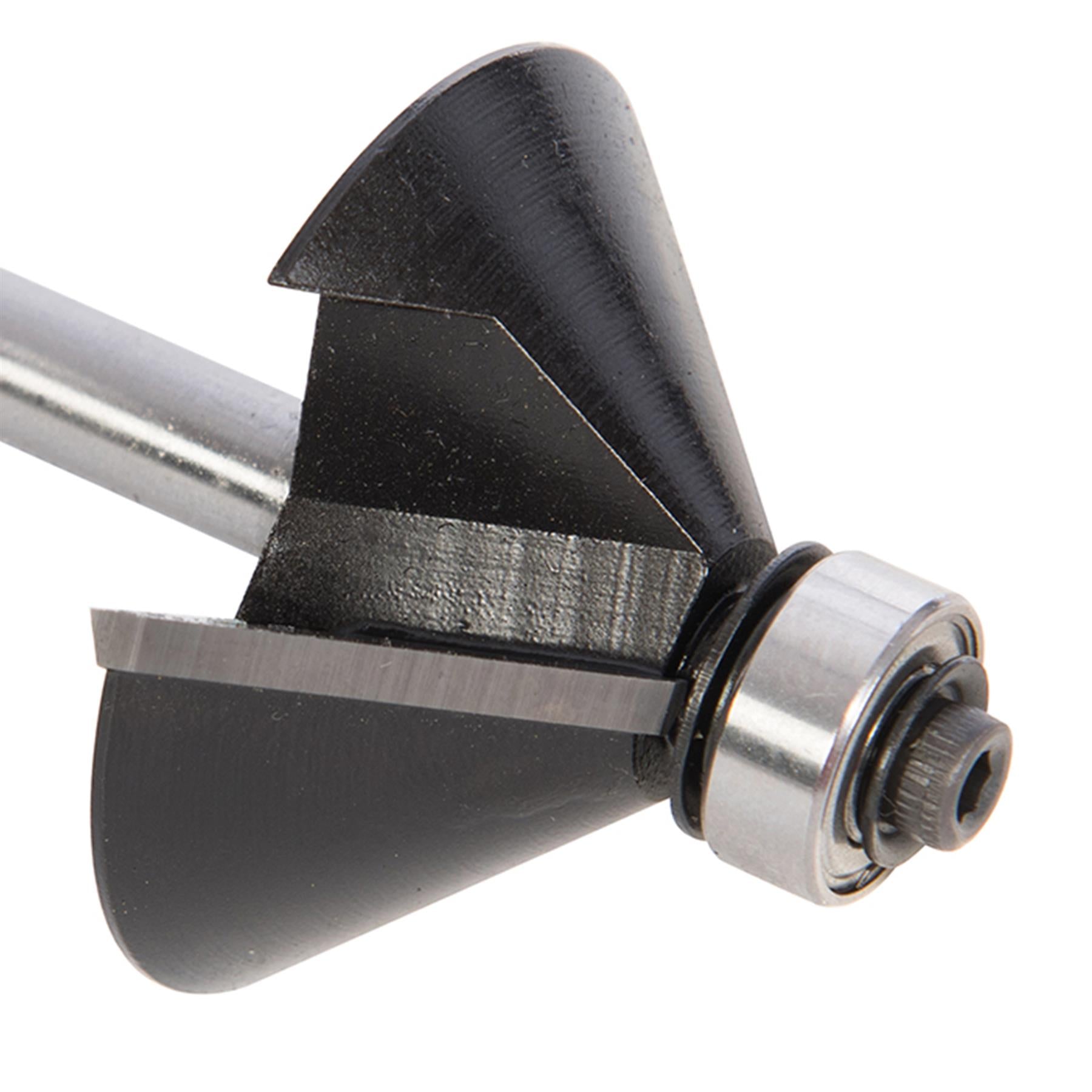 1/4" Chamfer Bit 1 5/8" X 13/16" 45° Premium Tungsten Carbide Cutting Edge