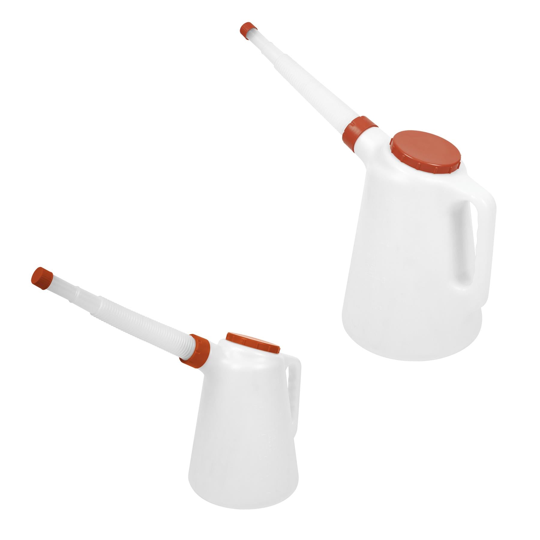 Sealey Oil Container with Red Lid & Flexible Spout 5L