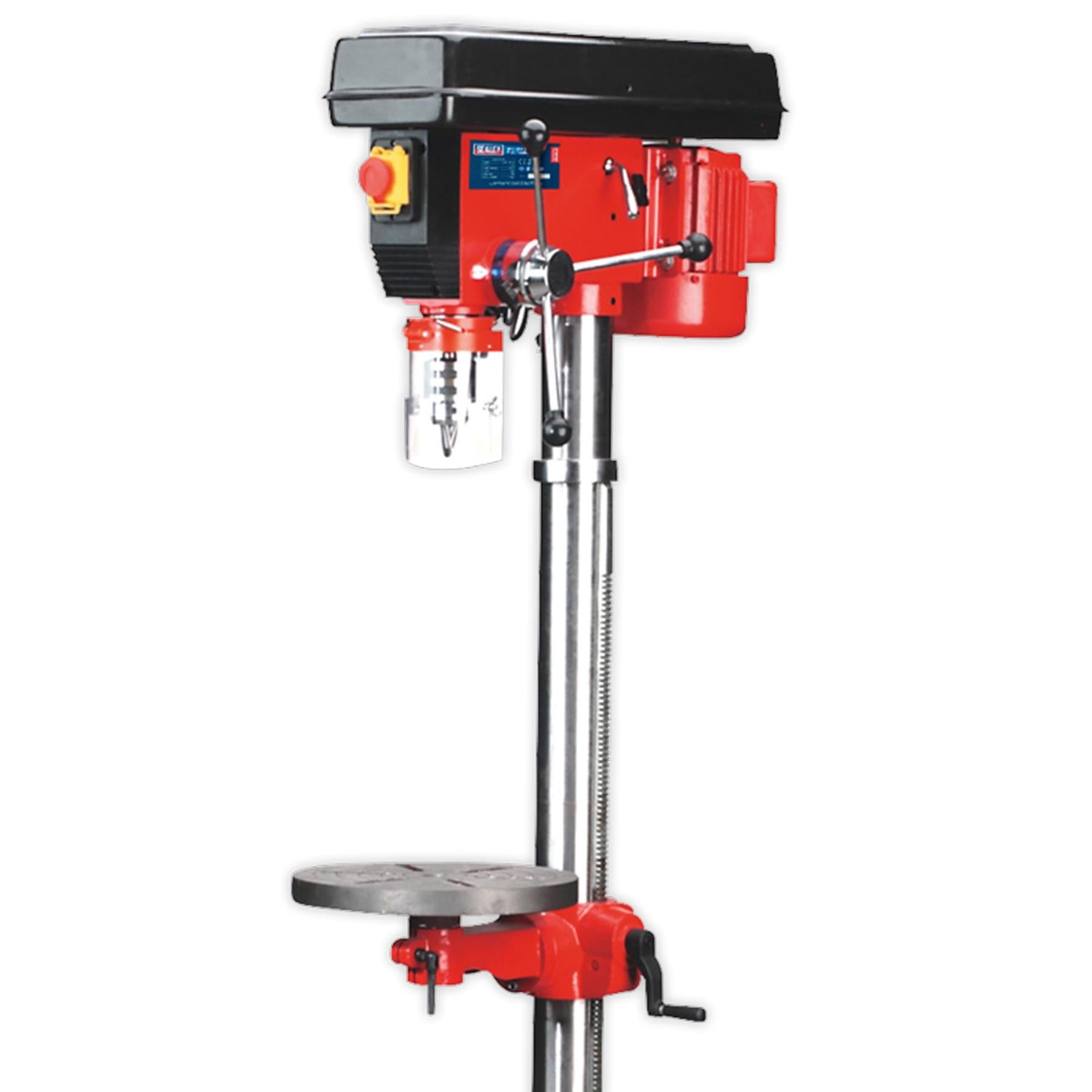 Sealey Pillar Drill Floor 16-Speed 1630mm Height 650W/230V