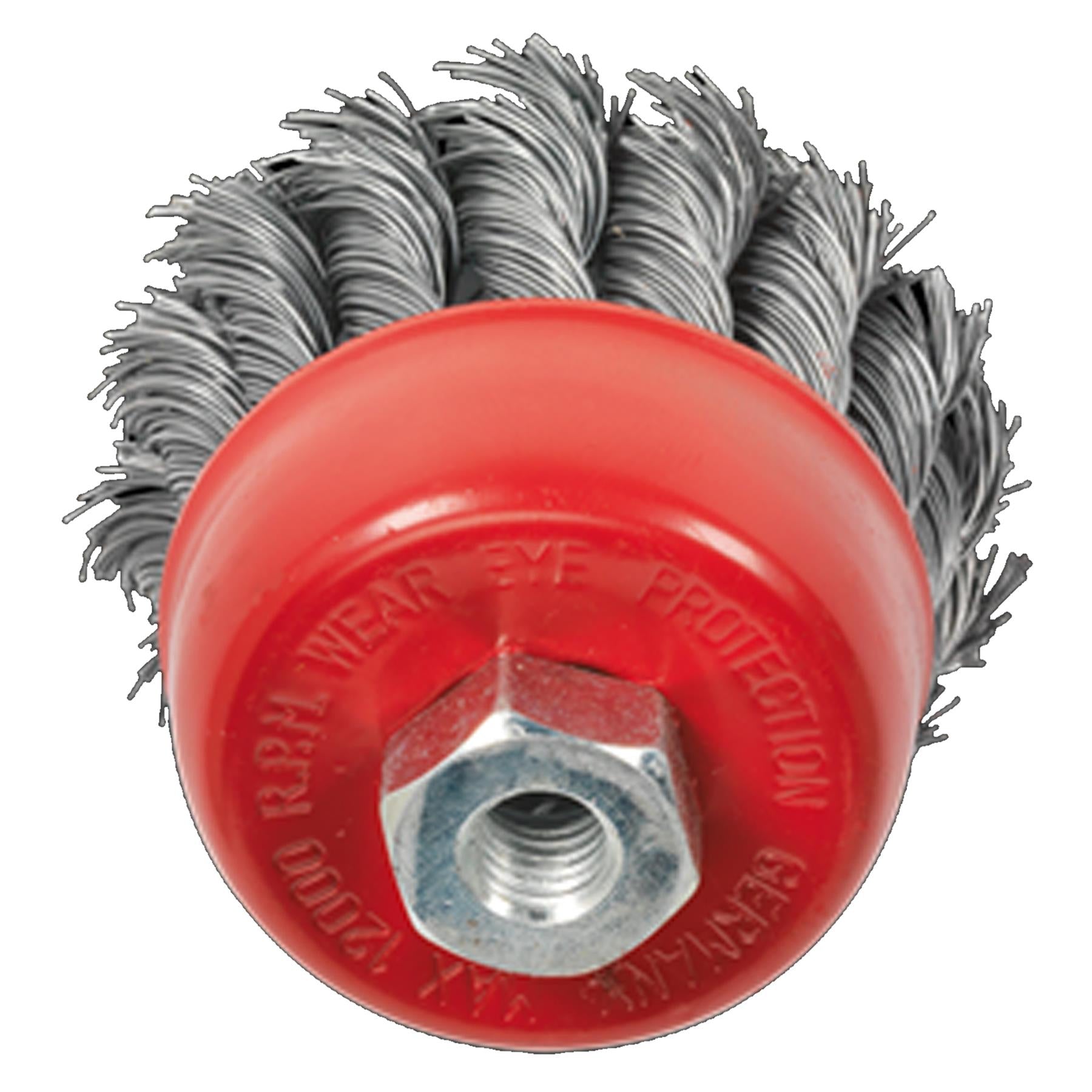 Sealey Twist Knot Wire Cup Brush 65mm M10 x 1.25mm