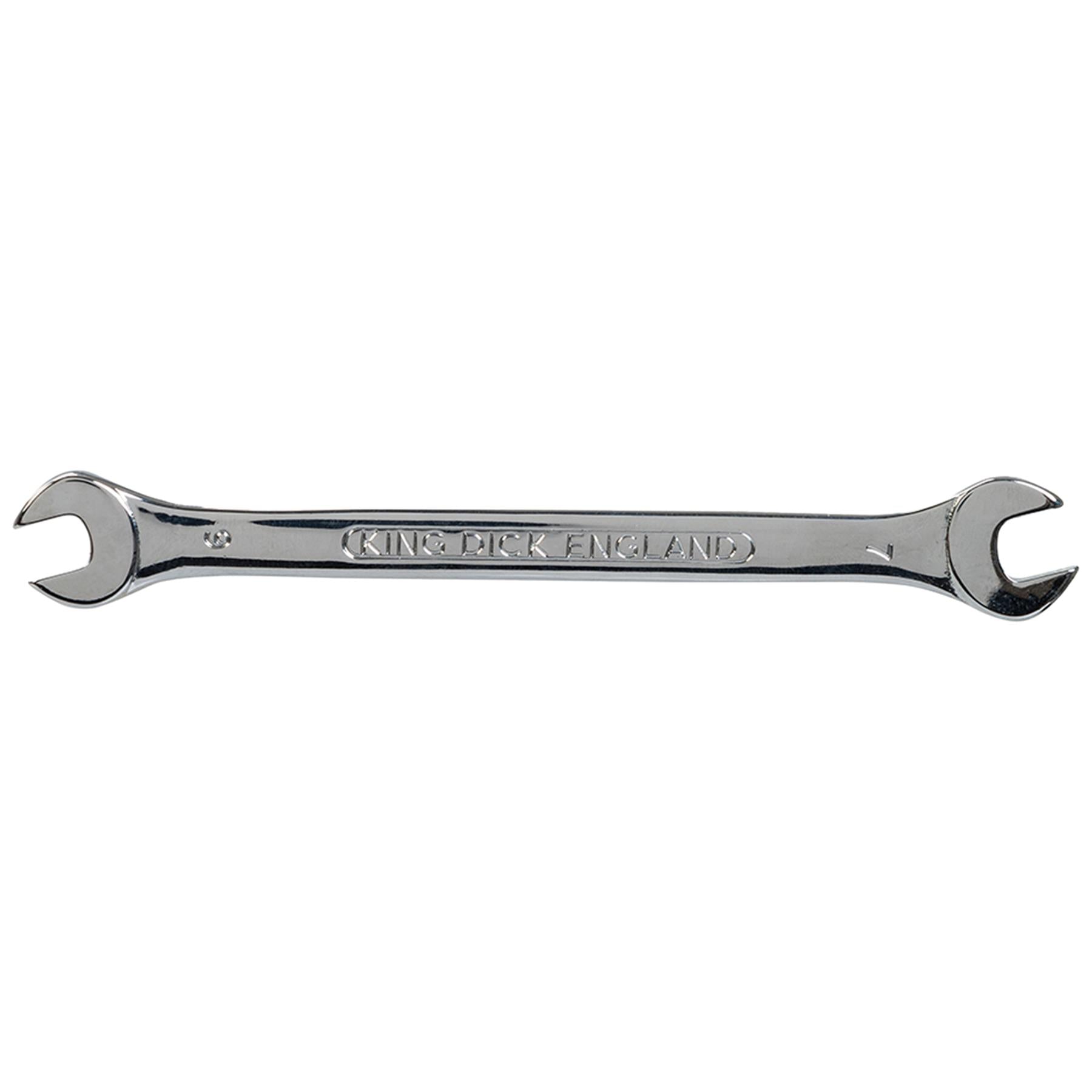King Dick Open Ended Fully Polished Spanner Wrench Metric 6mm - 7mm