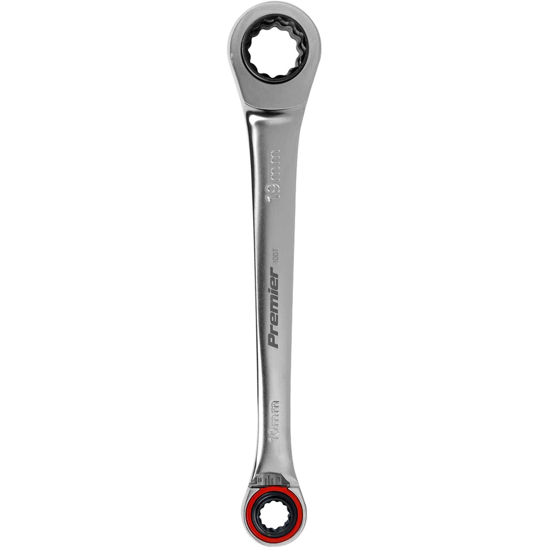Sealey Ratchet Ring Spanner 4-in-1 Reversible Platinum Series
