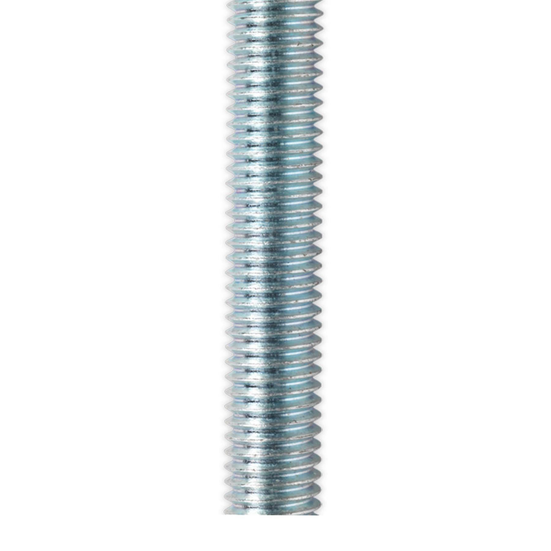 Sealey Studding Threaded Rod M10 x 1m - 8.8 Steel - Pack of 5