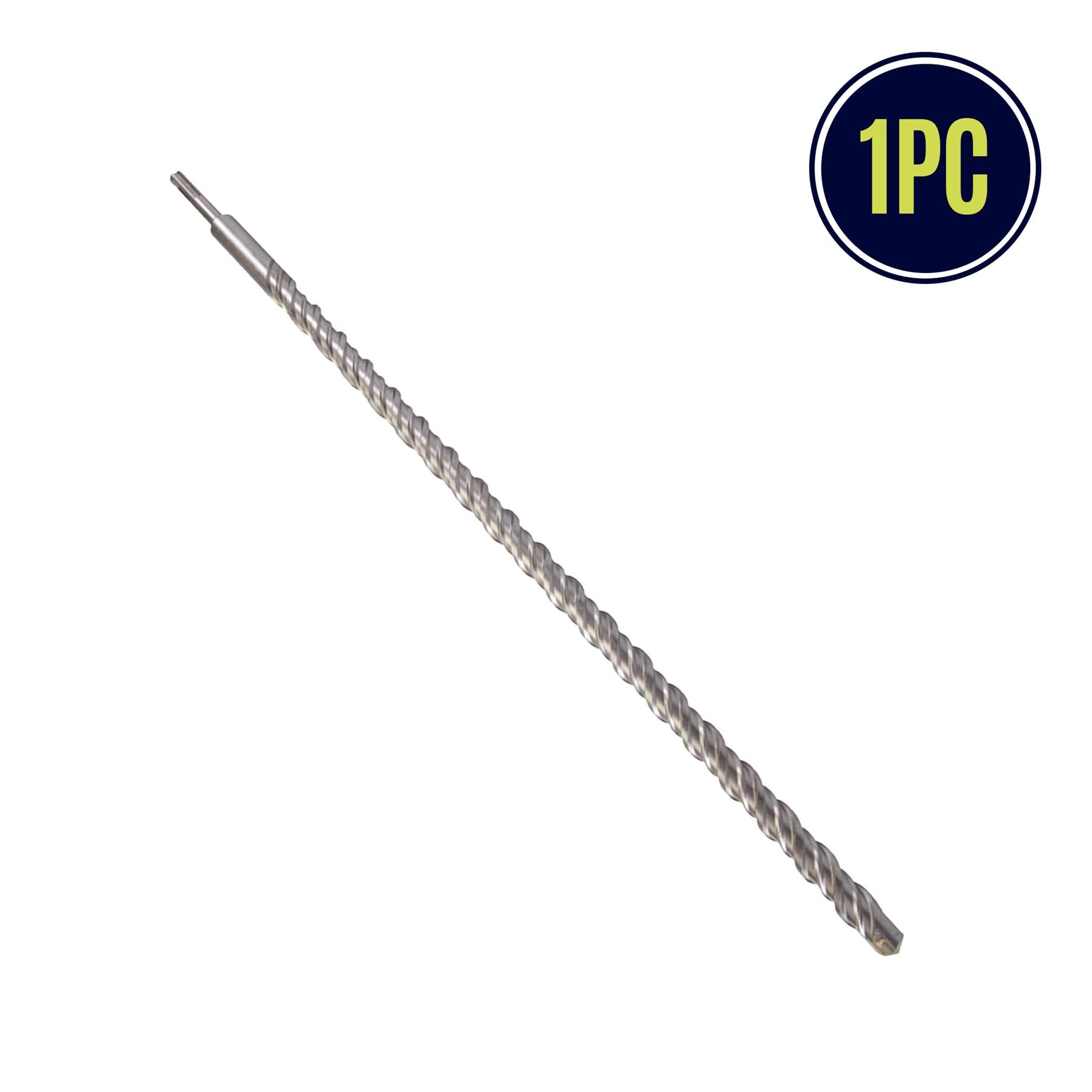 SDS+ PLUS MASONRY DRILL BIT 22 x 600mm, TUNGSTEN CARBIDE TIP, FOR STONE CONCRETE BRICK