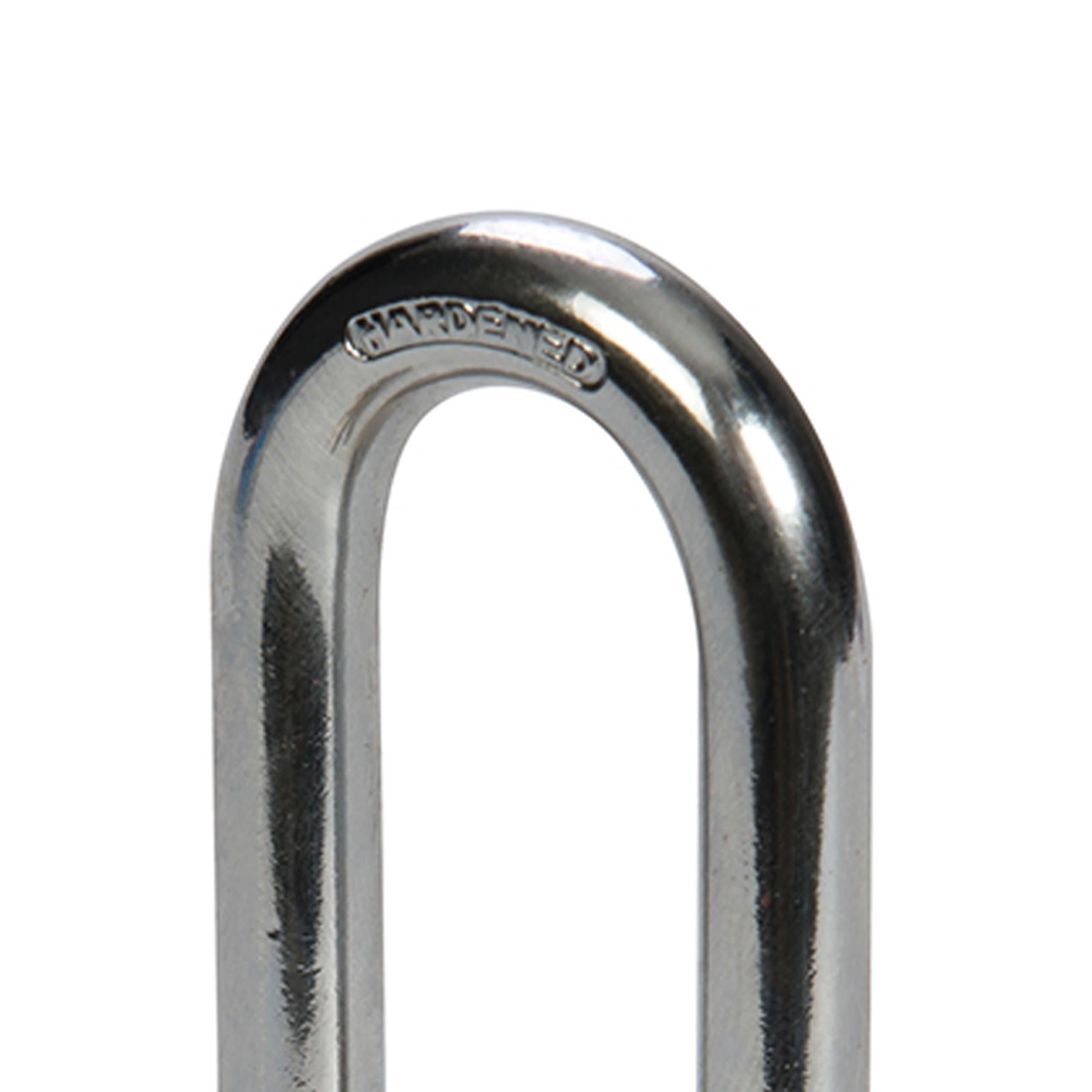 Heavy Duty 50mm Shackle Steel Padlock Long Home Office Safety Security 3 Keys