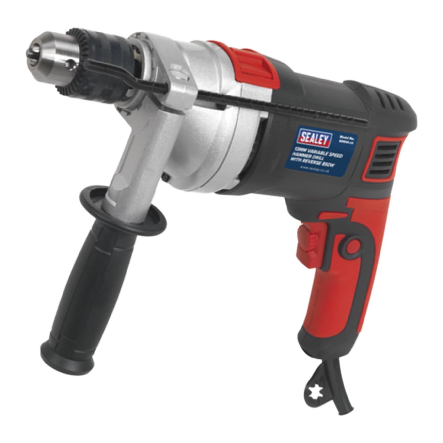Sealey Hammer Drill 13mm Variable Speed with Reverse 850W/230V