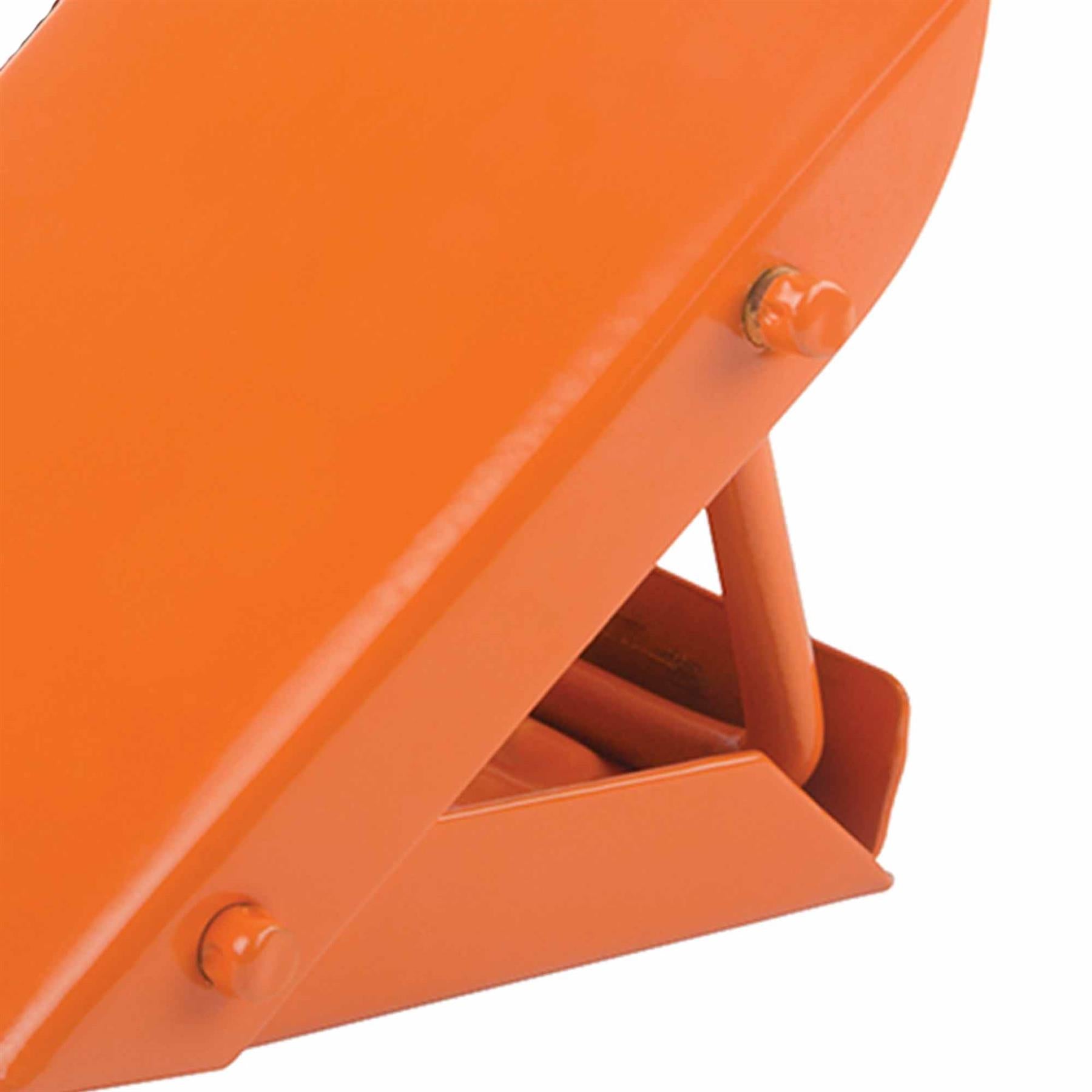 Folding Steel Wheel Chocks Bright Orange Cars, Caravans & Light Trucks
