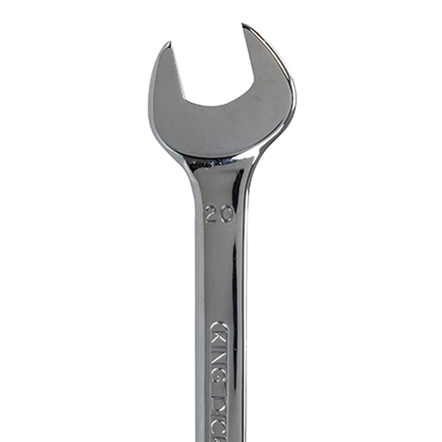 King Dick metric 20 MM polished chrome combination spanner wrenches spanners