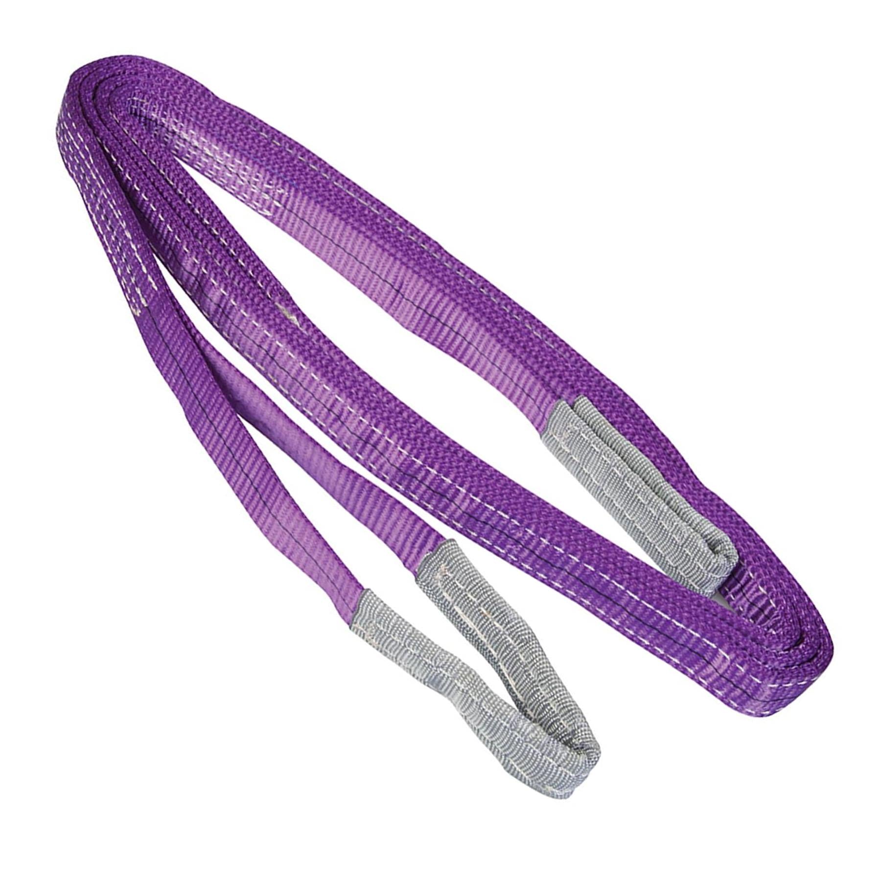 1 Tonne Webbing Lifting Sling Certified Duplex Cargo Strap Hoist Strop 4m