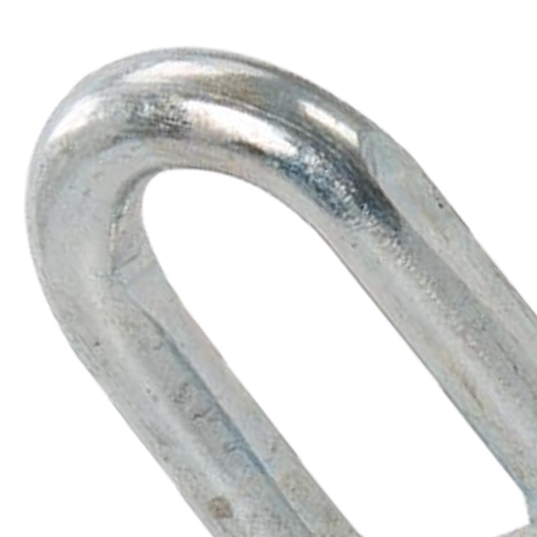 10pc Galvanised Commercial D-Shackle - M10 Zinc Plated Corrosion Resistant