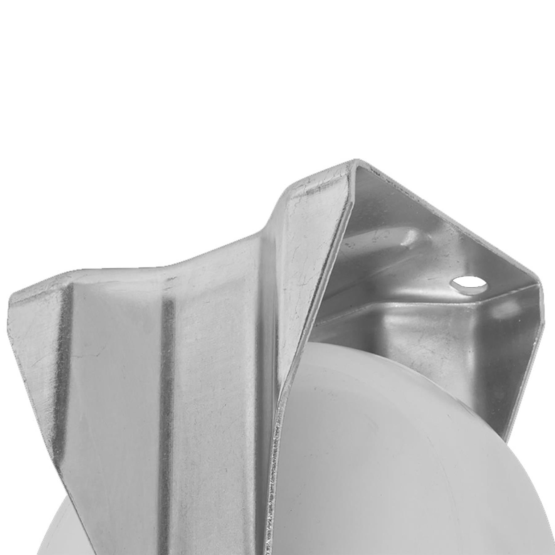 Sealey Heavy-Duty Nylon Castor Wheel Fixed Plate 80mm