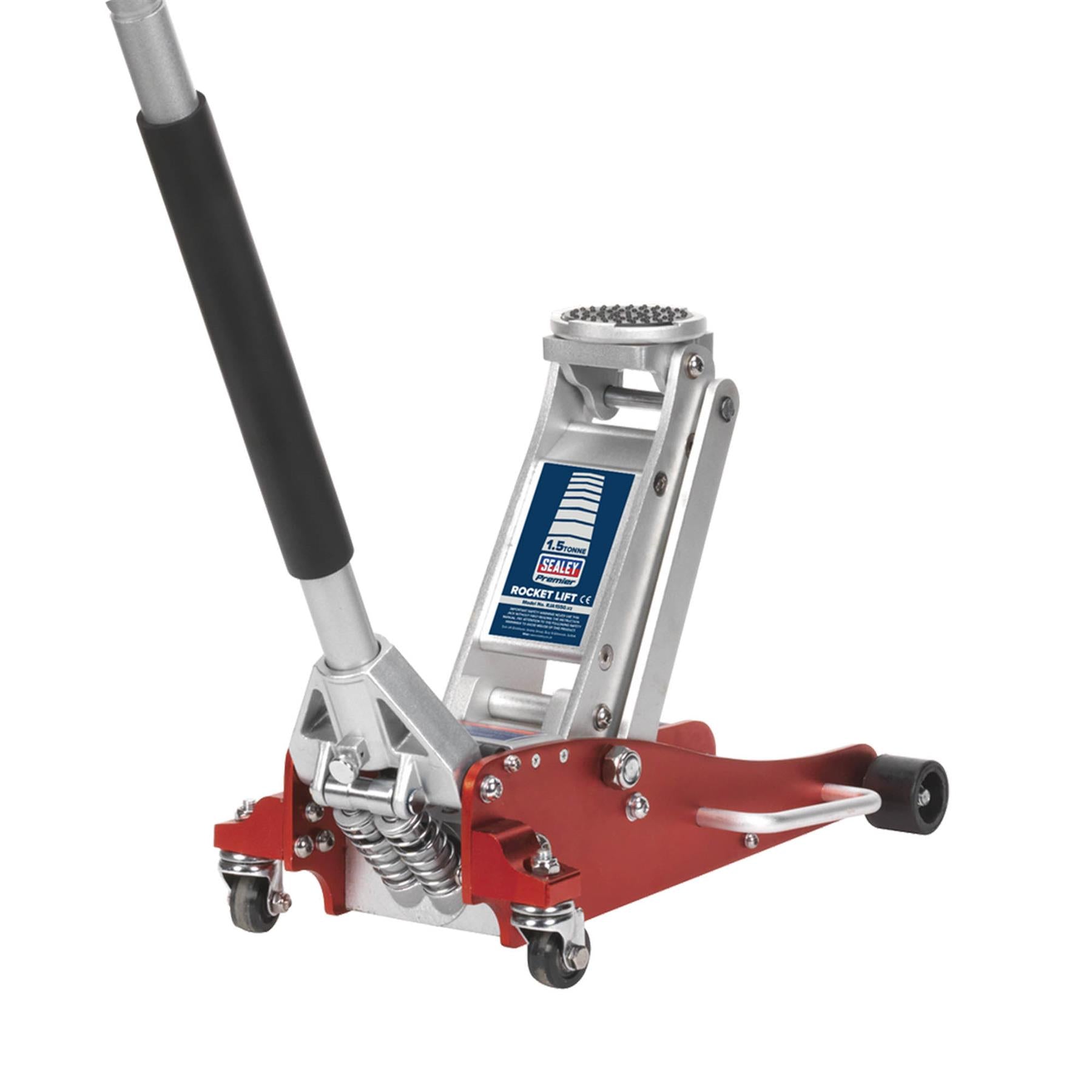 Sealey Trolley Jack 1.5tonne Low Entry Aluminium Rocket Lift