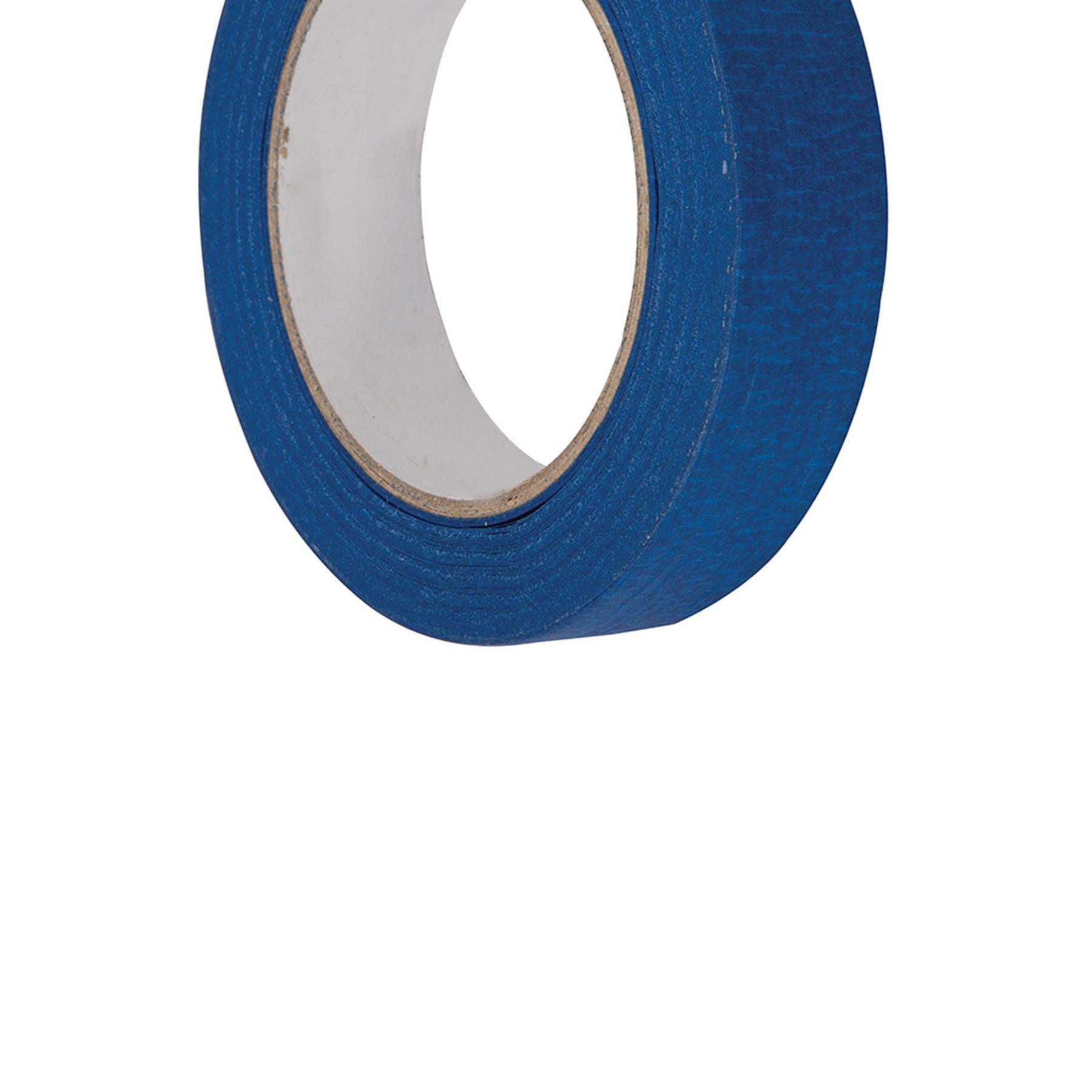 Blue Masking Tape Clean Peel UV Resistant Painters/Decorators 24mm x 50m 4 Rolls