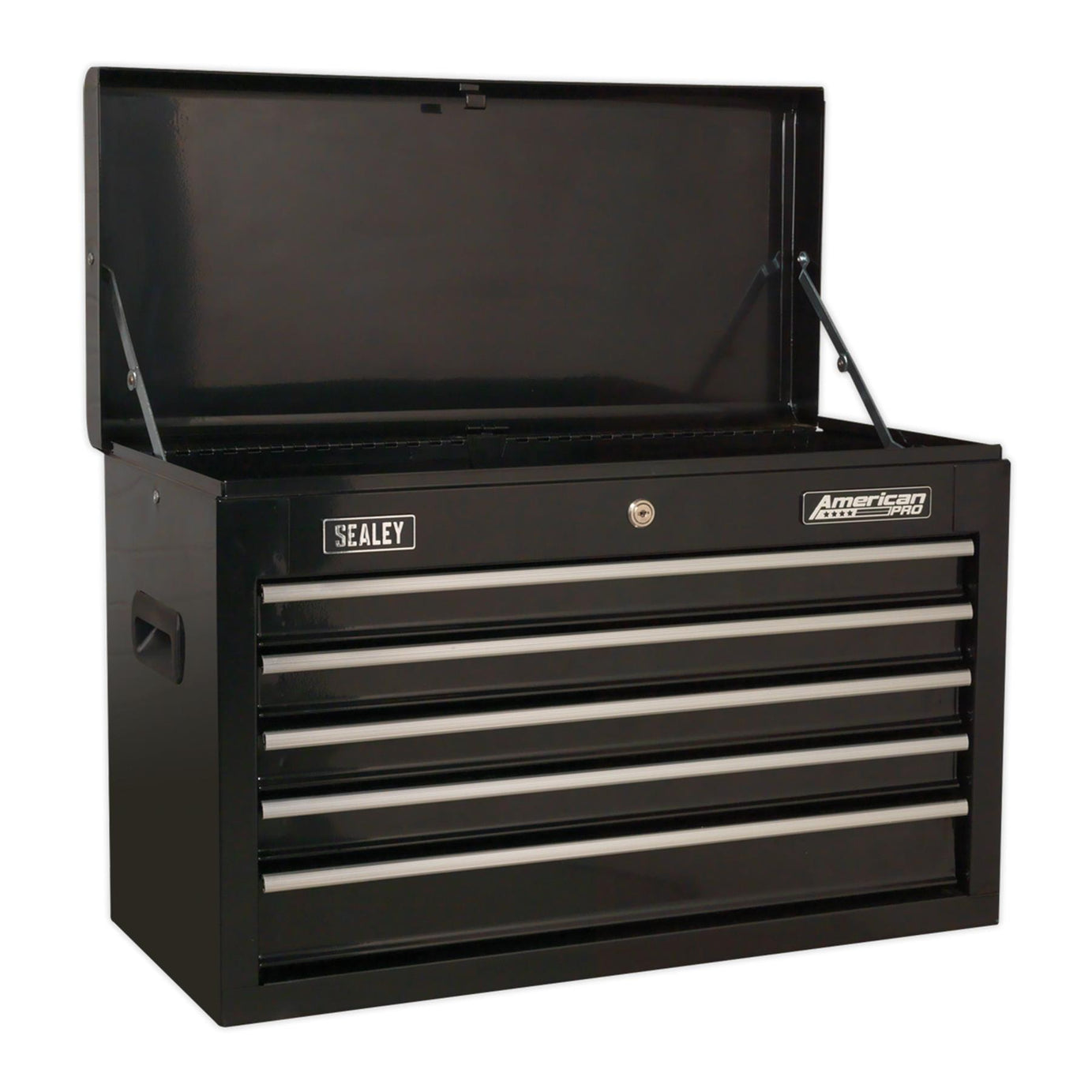 Sealey Topchest 5 Drawer with Ball-Bearing Slides - Black