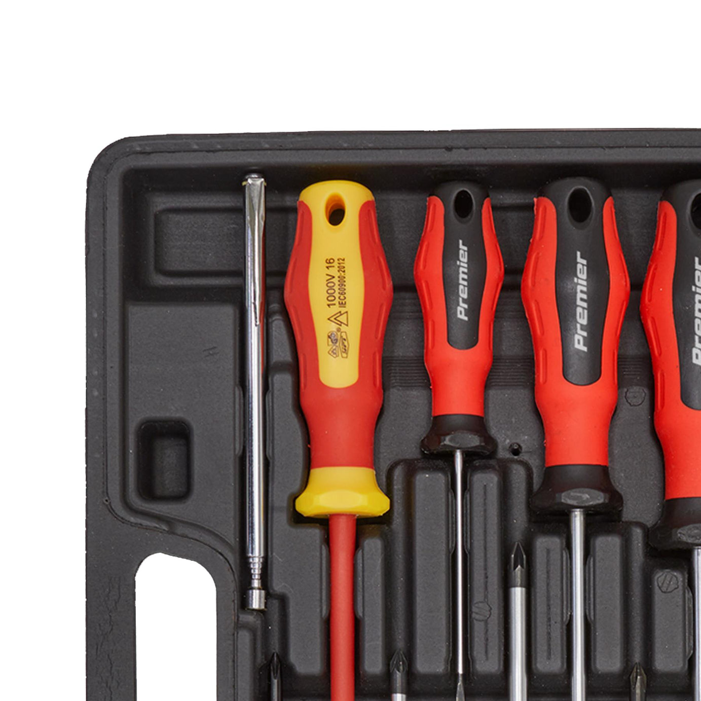 Sealey 11pc Screwdriver Set Insulated Magnetic Slotted Phillips Pozi PowerMAX